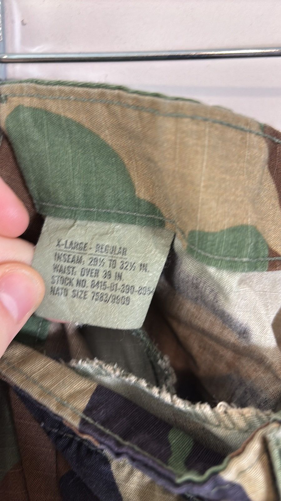 Vintage Vintage Military Camo Pants Size US 42 / EU 58 - 4 Thumbnail