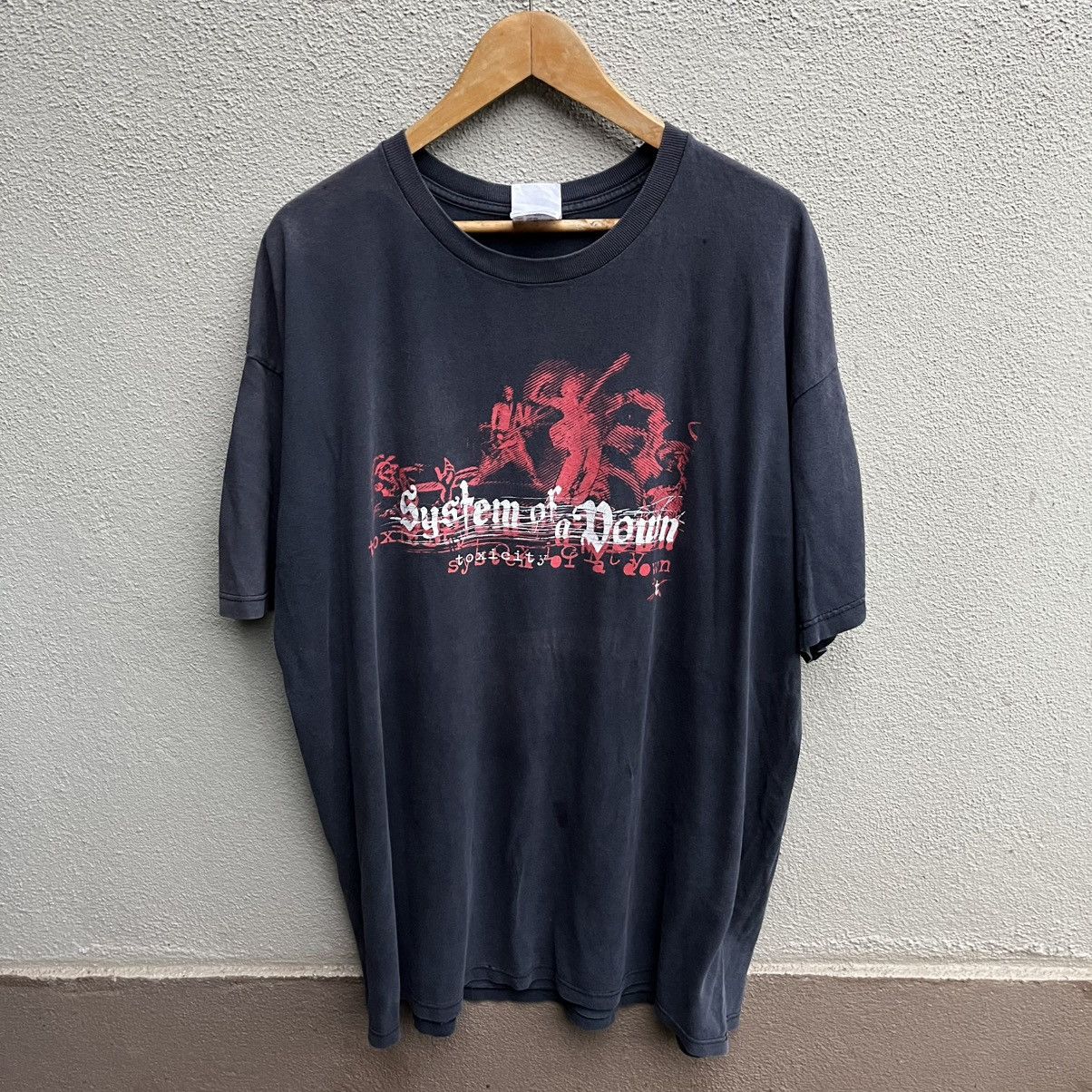 Band Tees Vintage SYSTEM OF A DOWN band tee toxicity Size US XXL / EU 58 / 5 - 1 Thumbnail