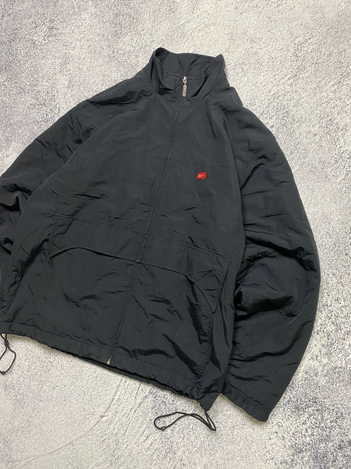 Nike × Vintage Vintage Nike Athletic Logo Swoosh Nylon Jacket Y2k Size US L / EU 52-54 / 3 - 3 Thumbnail