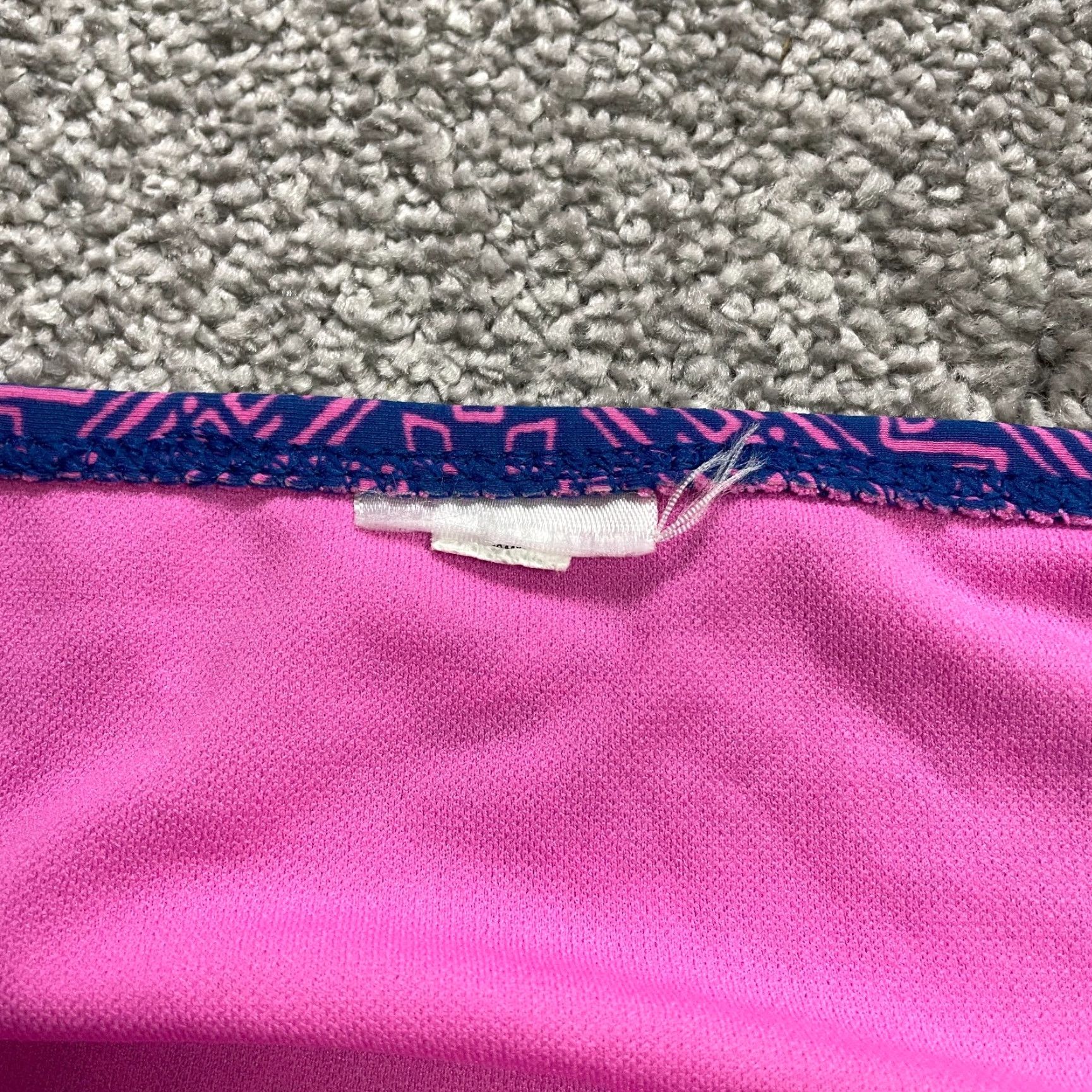 Pinko Unbranded Women's Bikini Bottom L Purple Pink Geometric Mid Rise Summer Beach Swimwear Size 36" / US 14 / IT 50 - 3 Thumbnail