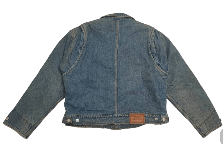 Polo Ralph Lauren × Vintage 🔥VINTAGE POLO RL FLANNEl LINED DENIM JACKET Size US L / EU 52-54 / 3 - 2 Thumbnail