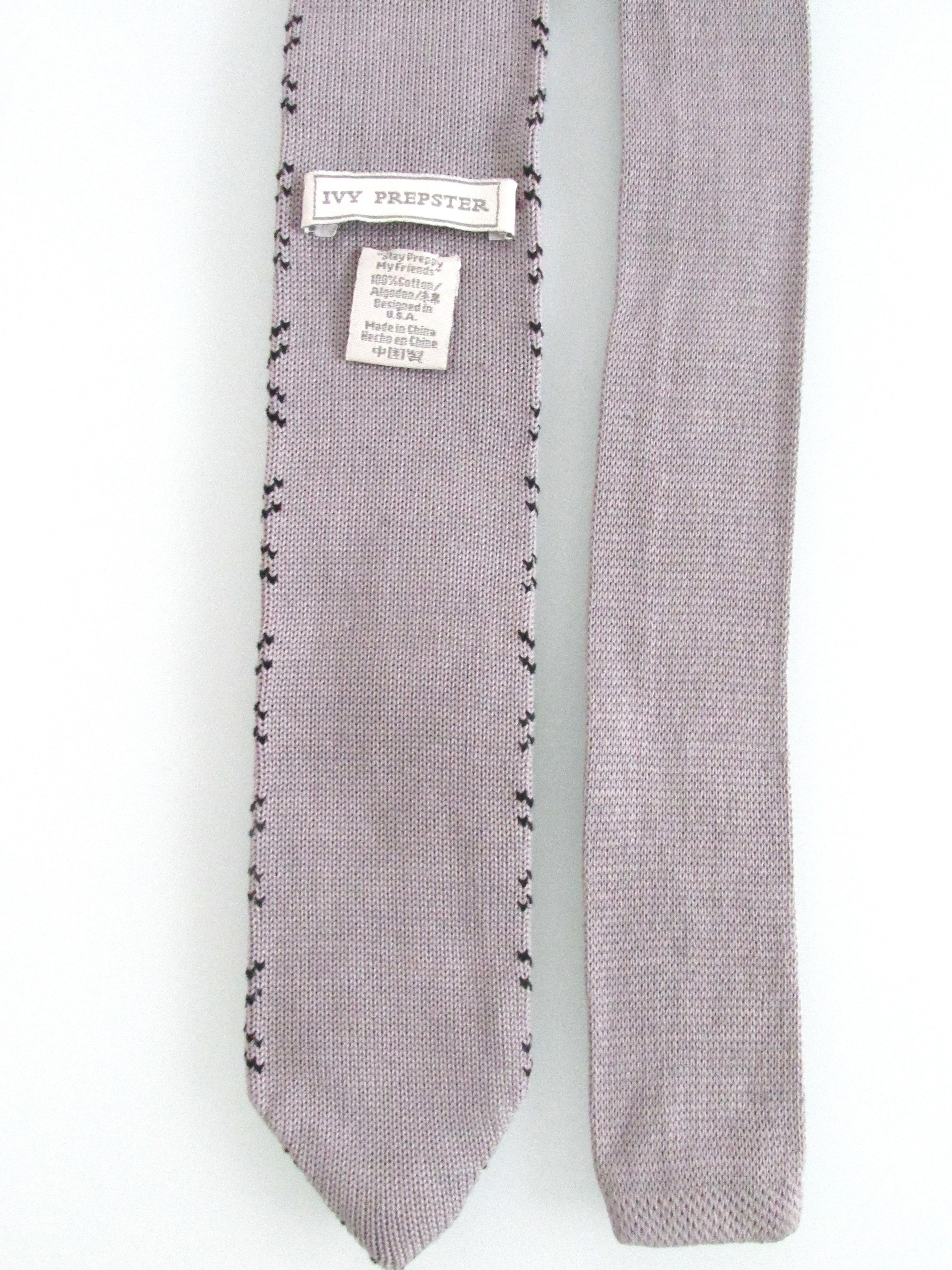 Other Ivy Prepster Men's Cotton Knit Tie Size ONE SIZE - 4 Thumbnail