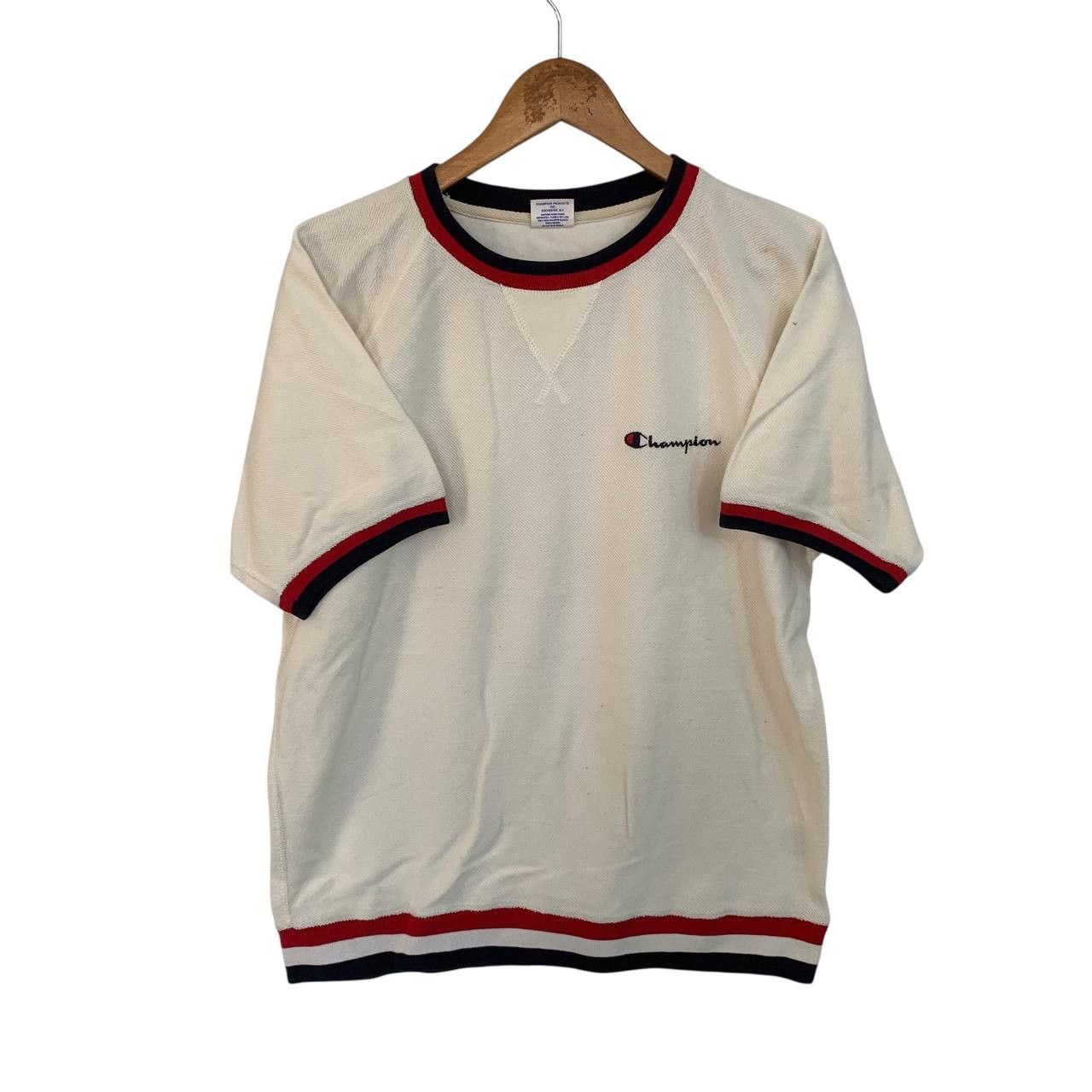 Champion Champion Vintage Cream Sweatshirt Plain 90s Rare Size US M / EU 48-50 / 2 - 1 Thumbnail