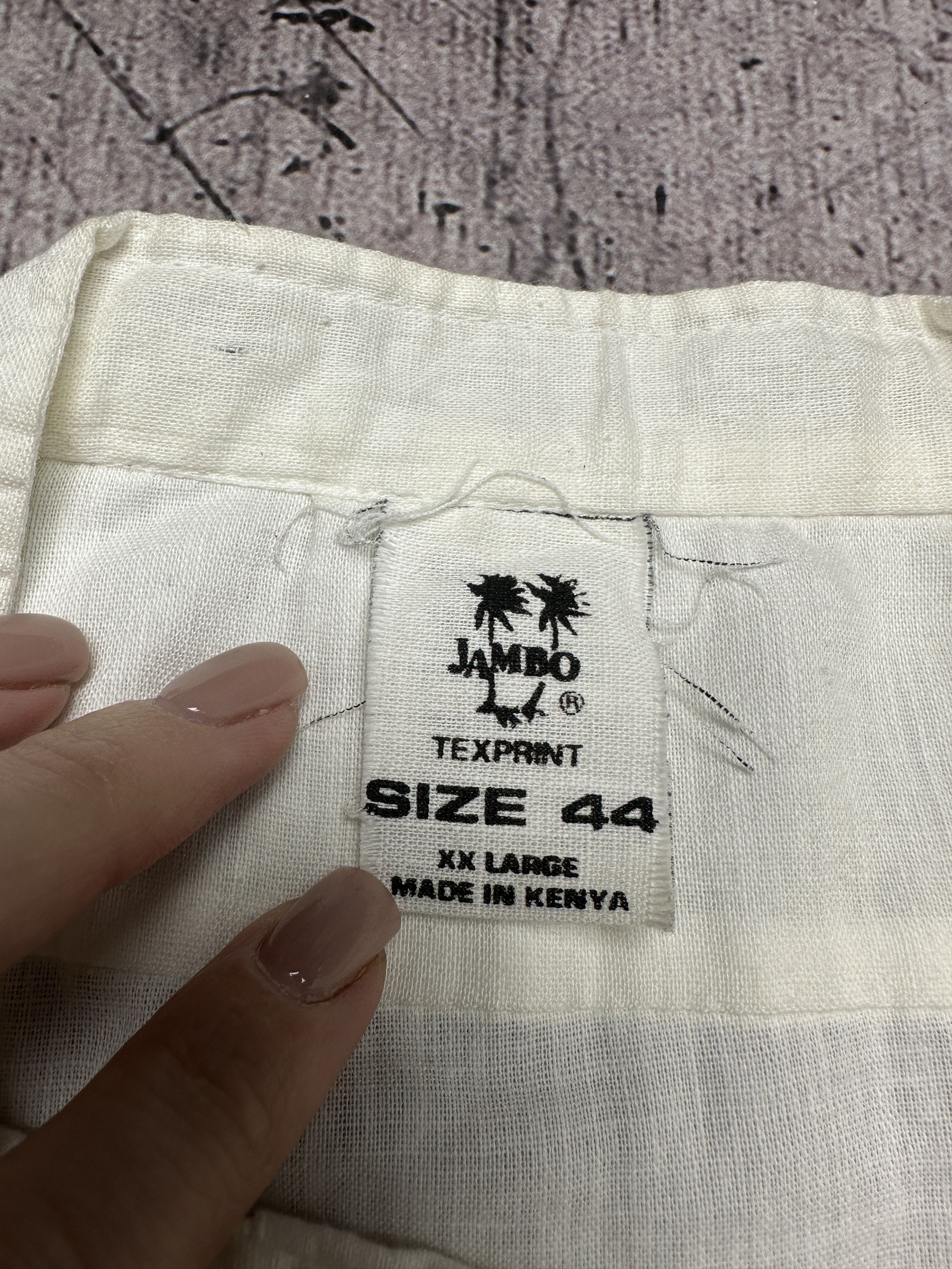 Vintage Jambo Kenya Vintage Mens Hawaiian Shirt Size US XXL / EU 58 / 5 - 7 Thumbnail