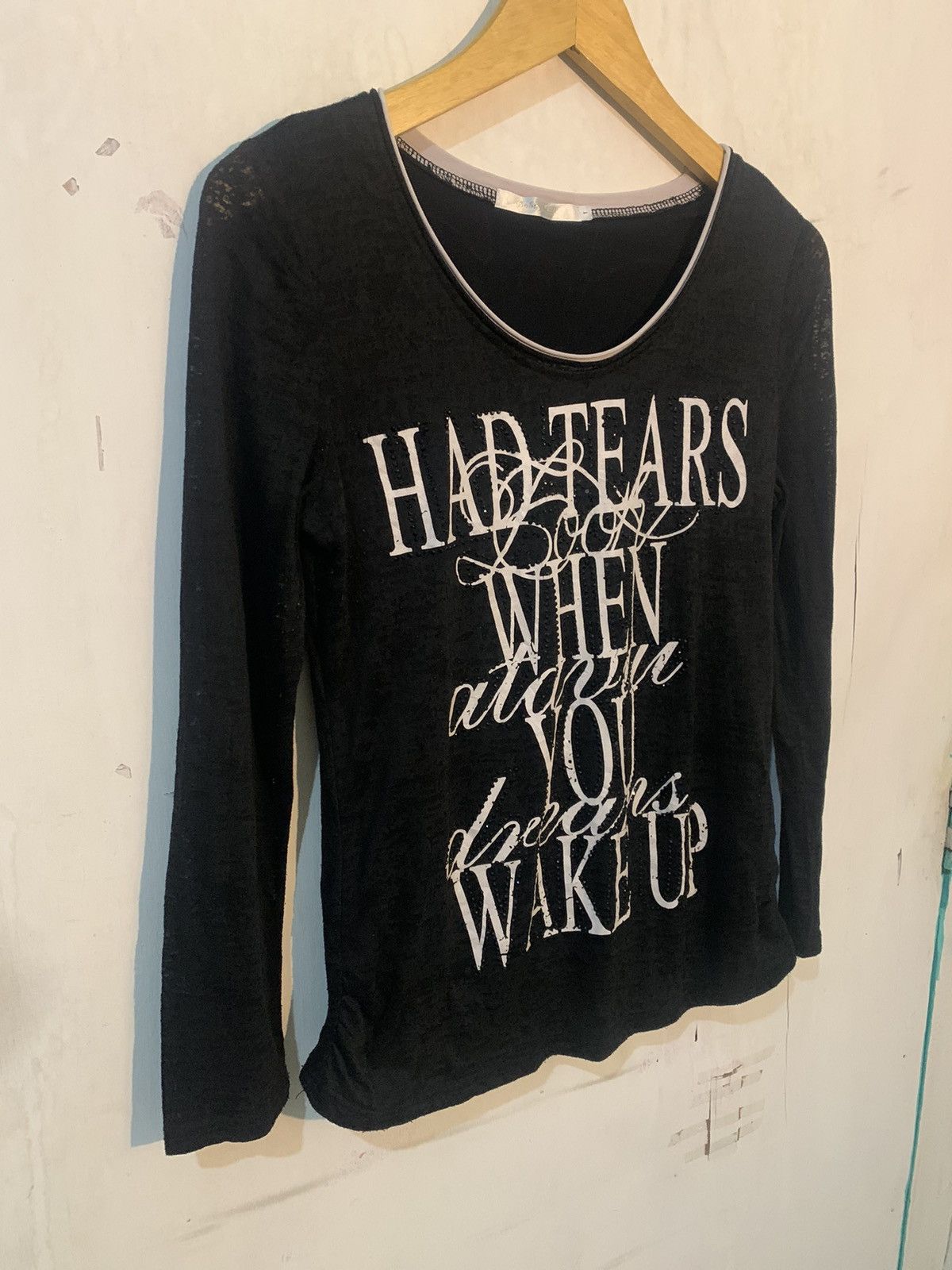 Hysteric Glamour × If Six Was Nine × Le Grande Bleu (L.G.B.) Japanese poem long sleeve Gothic style Size US S / EU 44-46 / 1 - 3 Thumbnail