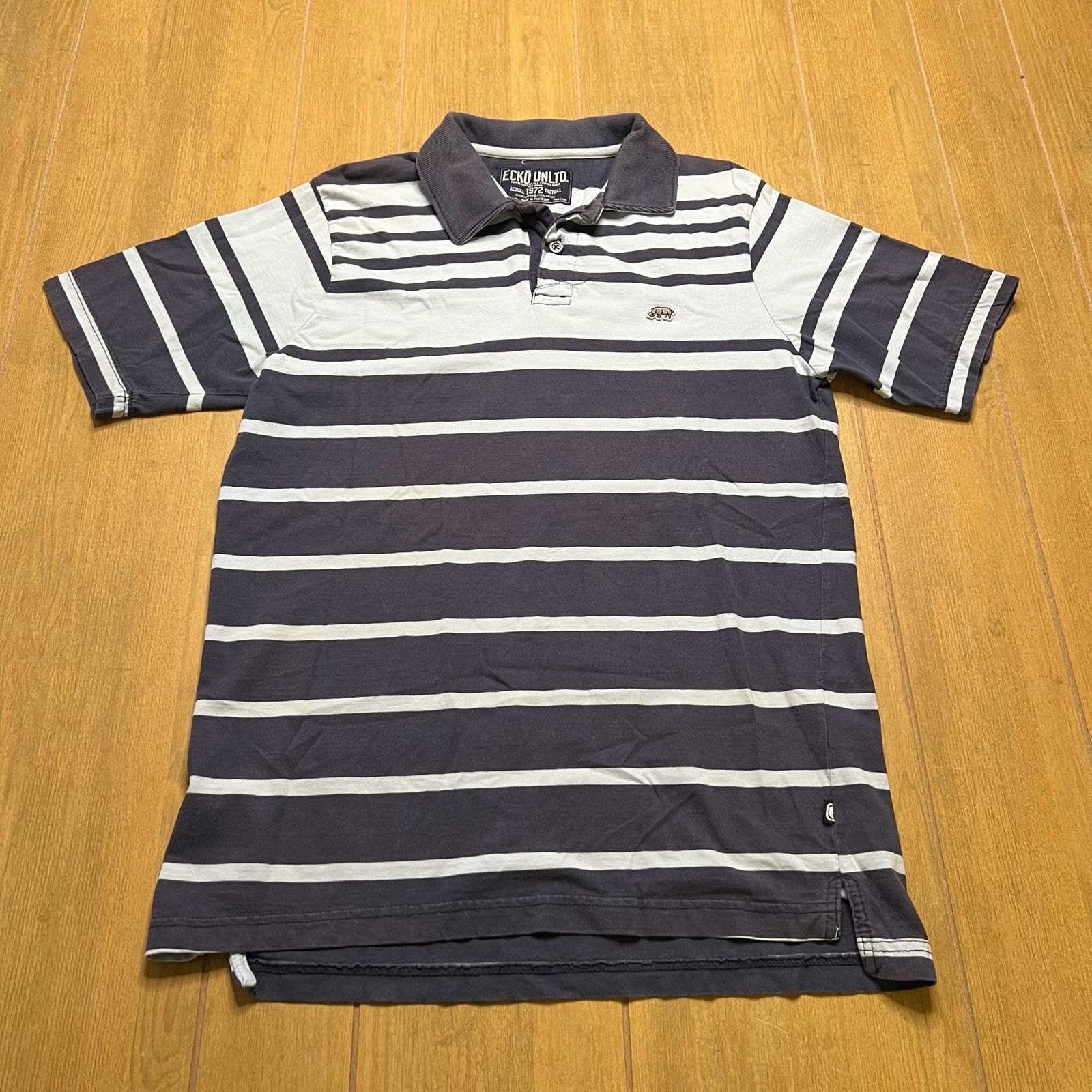 Ecko Unltd. Vintage Y2K Ecko Unltd Short Sleeve Striped Polo Shirt L Size US L / EU 52-54 / 3 - 1 Thumbnail