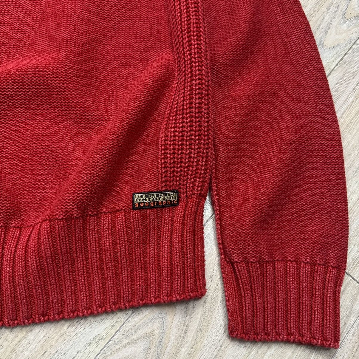 Napapijri Vintage Y2K Napapijri Heavyweight Woven Zip-Up Knitwear Size US XL / EU 56 / 4 - 8 Thumbnail