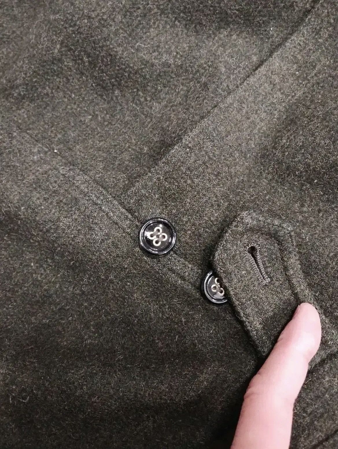 Yves Saint Laurent YSL RIVE GAUCHE MILITARY WOOL JACKET Size US M / EU 48-50 / 2 - 9 Thumbnail