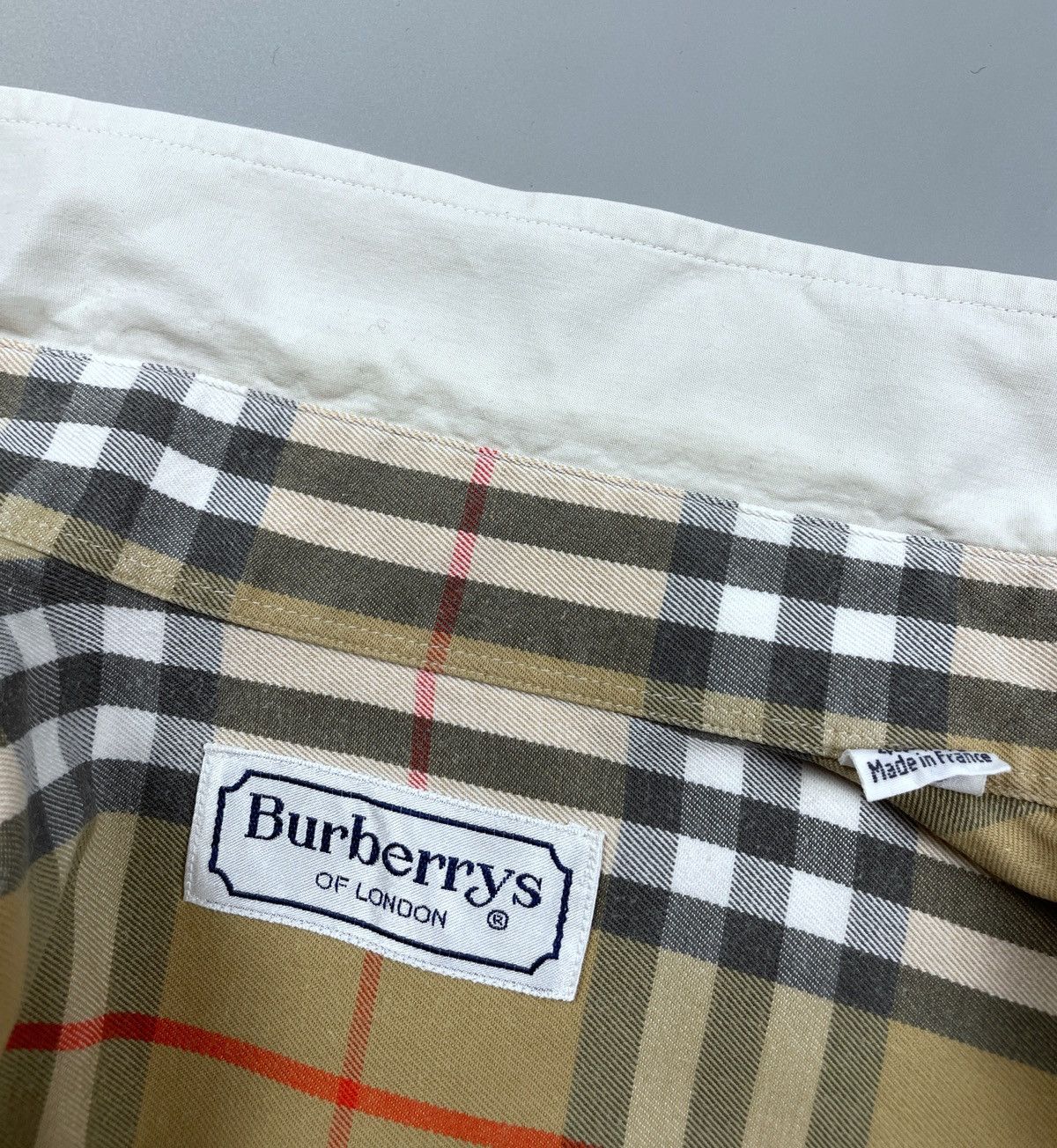 Burberry Vintage Burberry's London Pocket LS Nova Check Shirt Size XL Size US XL / EU 56 / 4 - 14 Thumbnail