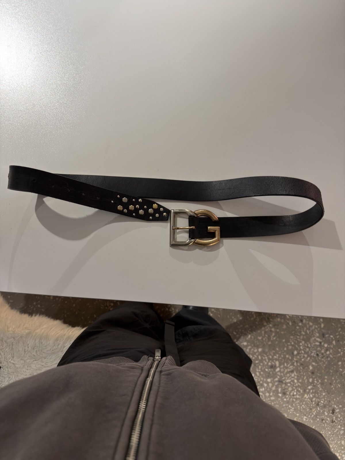 Dolce & Gabbana Dolce&Gabbana DG silver gold logo vintage belt Size ONE SIZE - 6 Thumbnail