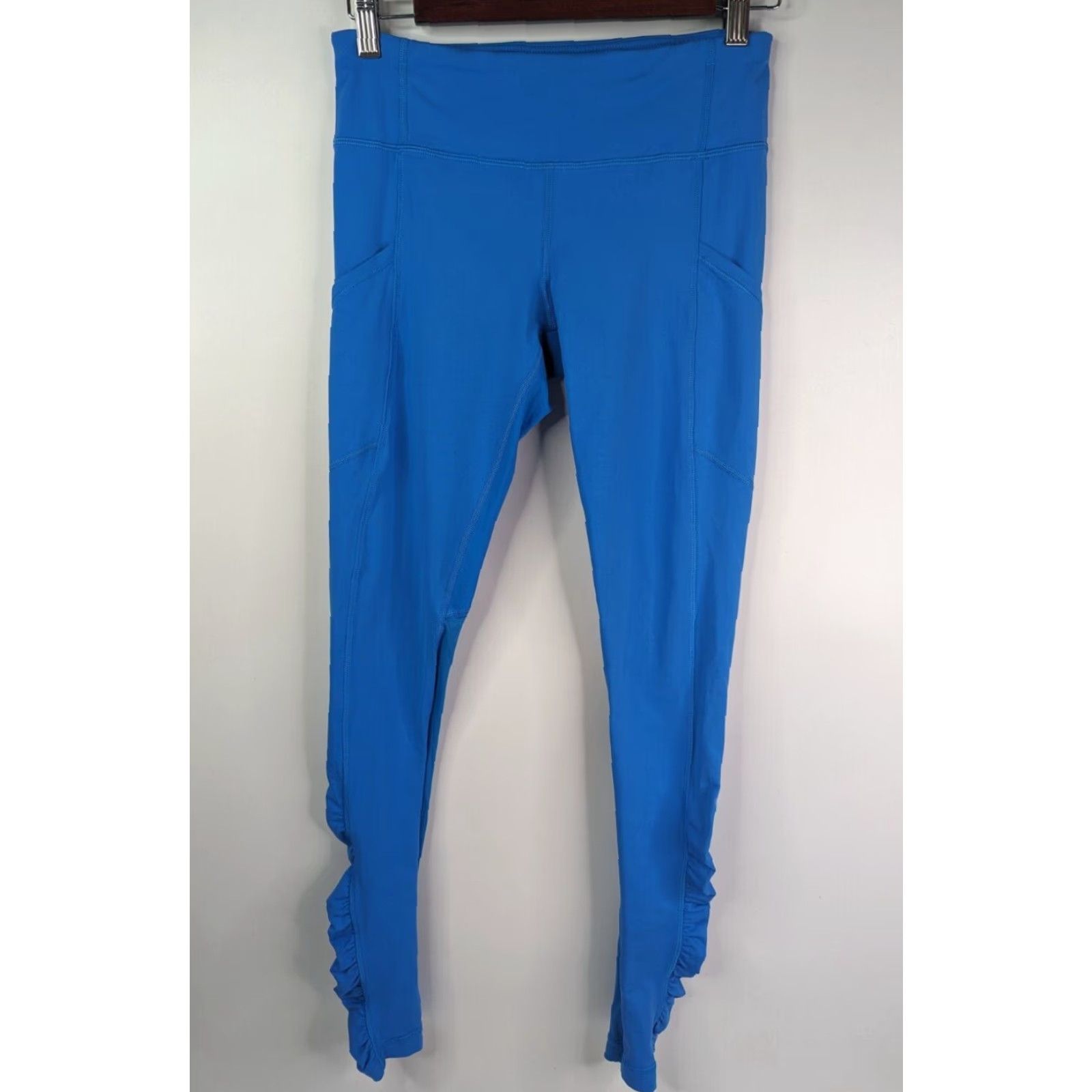 Lululemon Lululemon Blue Speed Tight Luxtreme Ruched Ankle Leggings Women 26” Size 26" / US 2 / IT 38 - 2 Thumbnail
