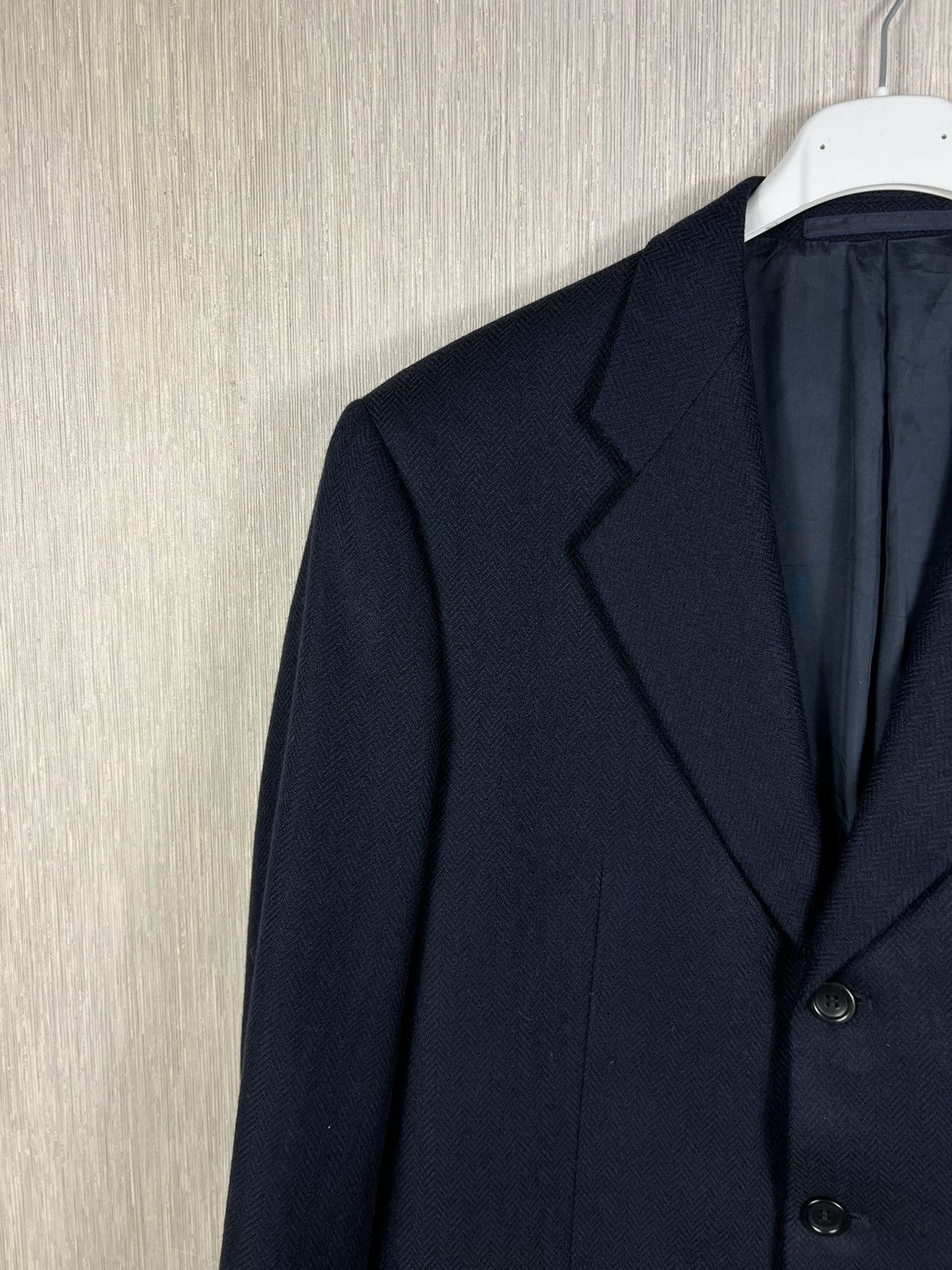 Armani Collezioni Giorgio Armani Collezioni wool herringbone blazer jacket Size US M / EU 48-50 / 2 - 4 Thumbnail