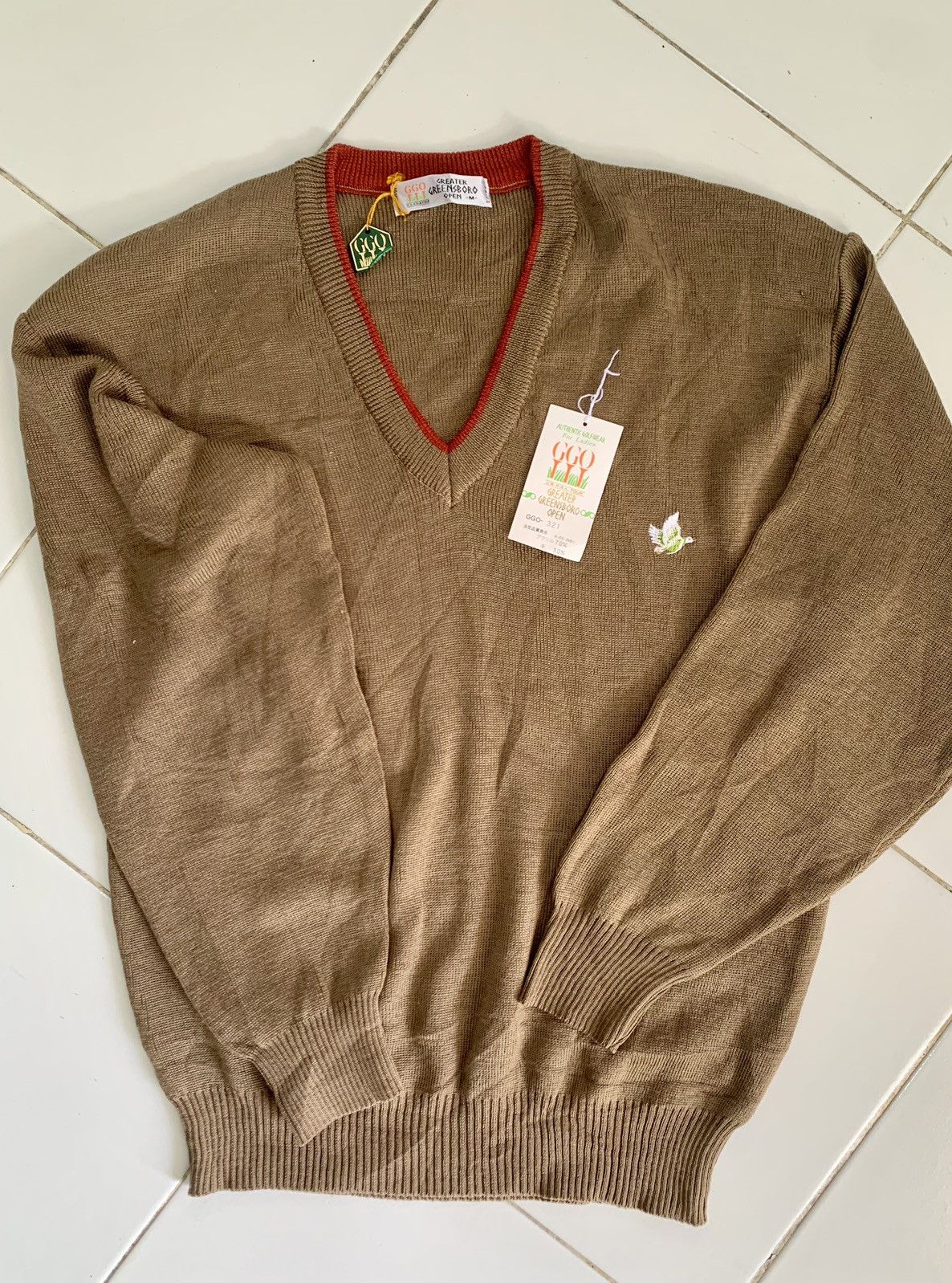 Vintage N.O.S Golf Sport Knitwear by GGO Size M / US 6-8 / IT 42-44 - 1 Thumbnail