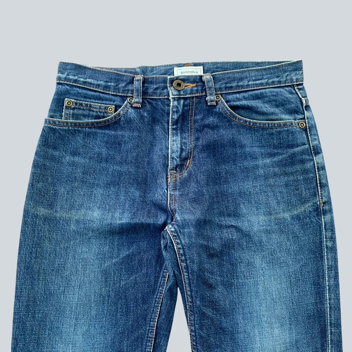 Hysteric Glamour Vintage 1990s Hysteric Glamour "Raiders" Blue Denim Jeans Size 29" - 6 Thumbnail