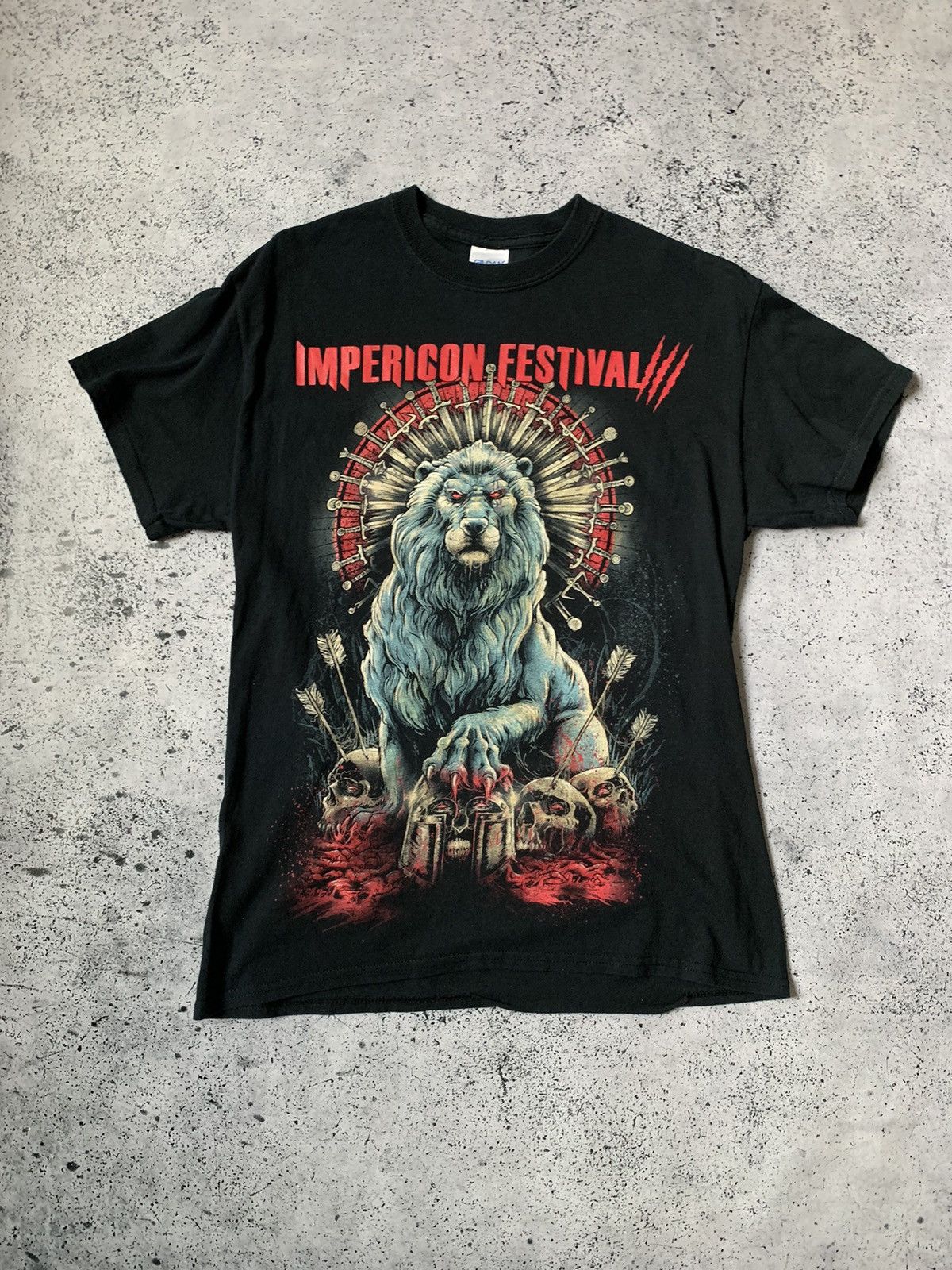 Band Tees Vintage IMPERICON FESTIVAL MUSIC GRAPHIC T-shirt Tee size M Size US M / EU 48-50 / 2 - 1 Thumbnail