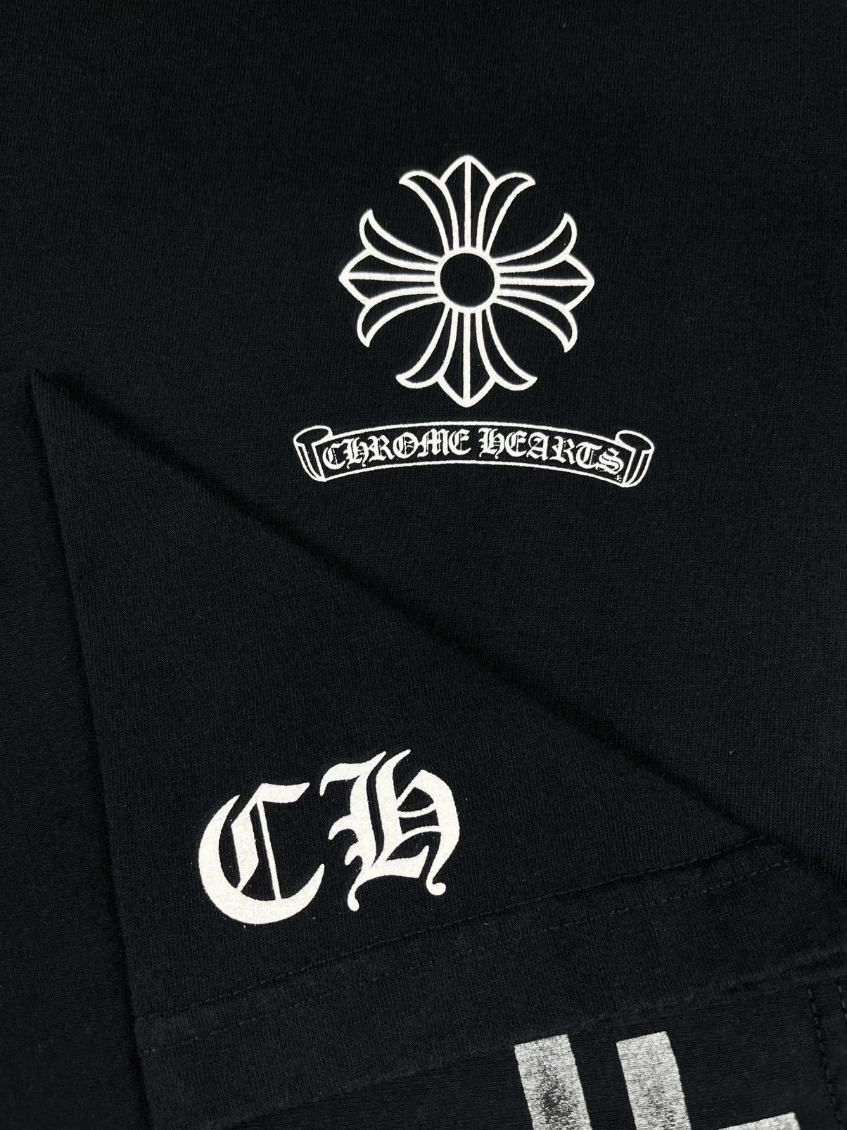 Chrome Hearts Chrome Hearts Vintage Staff Cross Logo Longsleeve Tshirt Size US XL / EU 56 / 4 - 6 Thumbnail