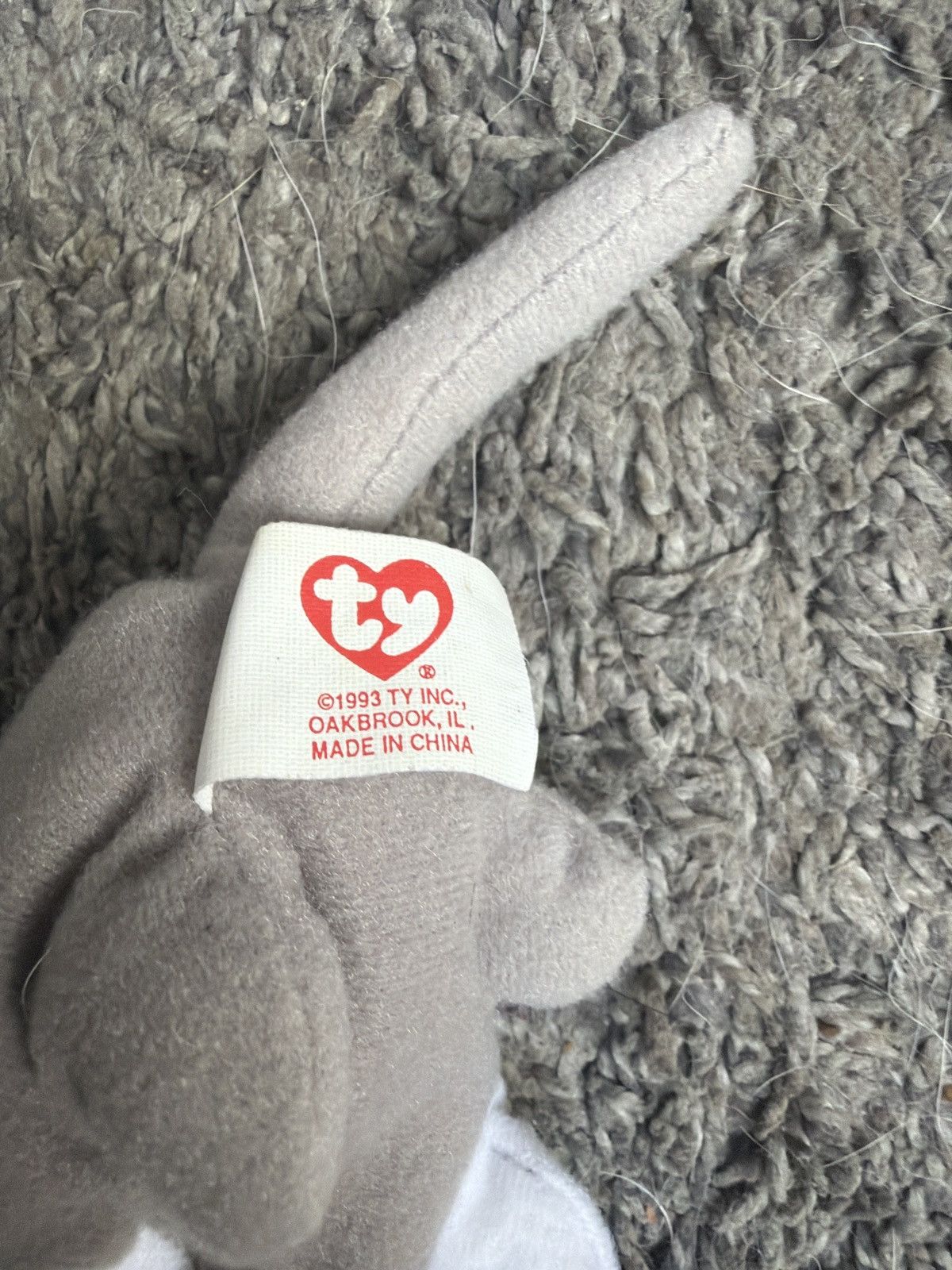 Vintage 1993 McDonald’s Ty Antsy The Anteater Teenie Beanie Baby Size ONE SIZE - 5 Thumbnail