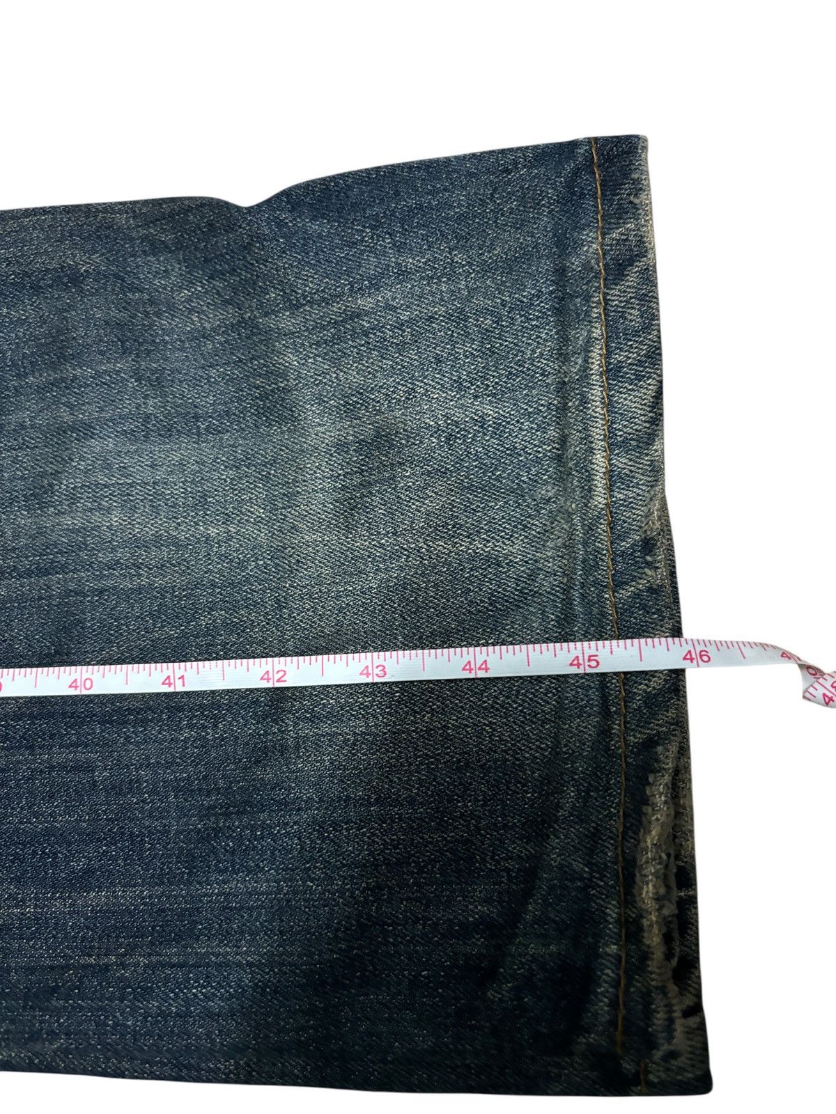 Japanese Brand Y2K Red Pepper Flare Denim Jeans Size US 32 / EU 48 - 12 Thumbnail