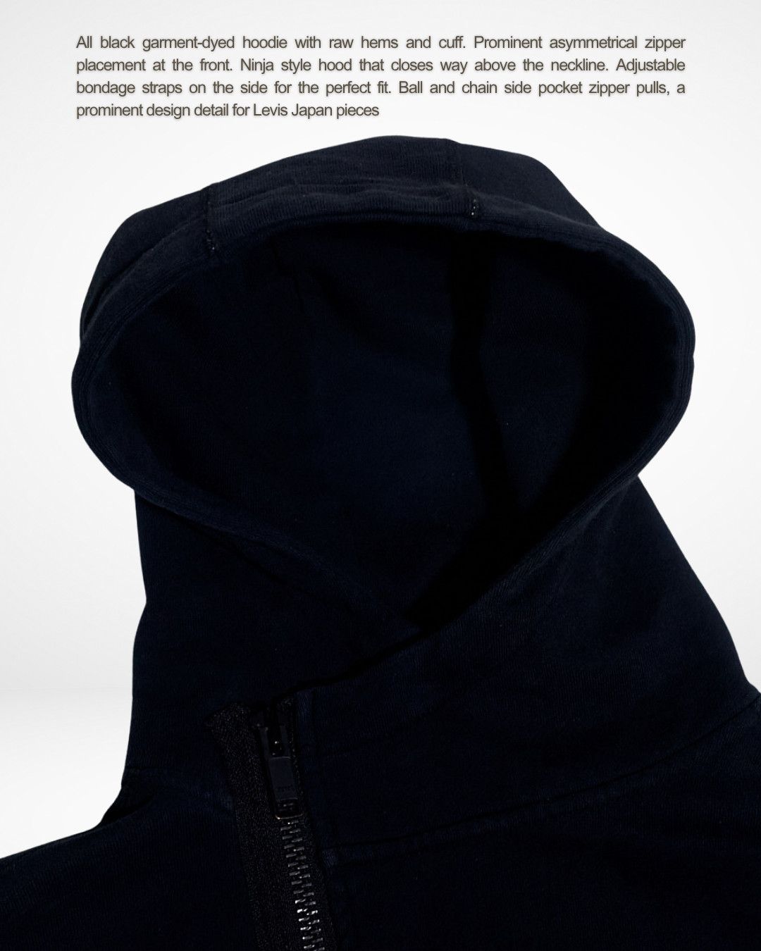 Levi's Vintage Clothing 2004 Levis Red Tab Japan Release Bondage Strap Ninja Hoodie Size US M / EU 48-50 / 2 - 3 Thumbnail