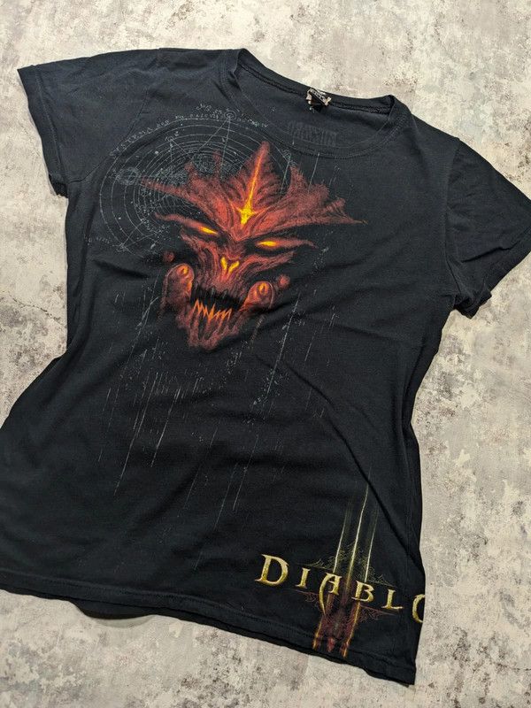 Somar × Vintage diablo 3 2013 wmns top tshirt blizzard owenmhyatt style Size L / US 10 / IT 46 - 2 Thumbnail