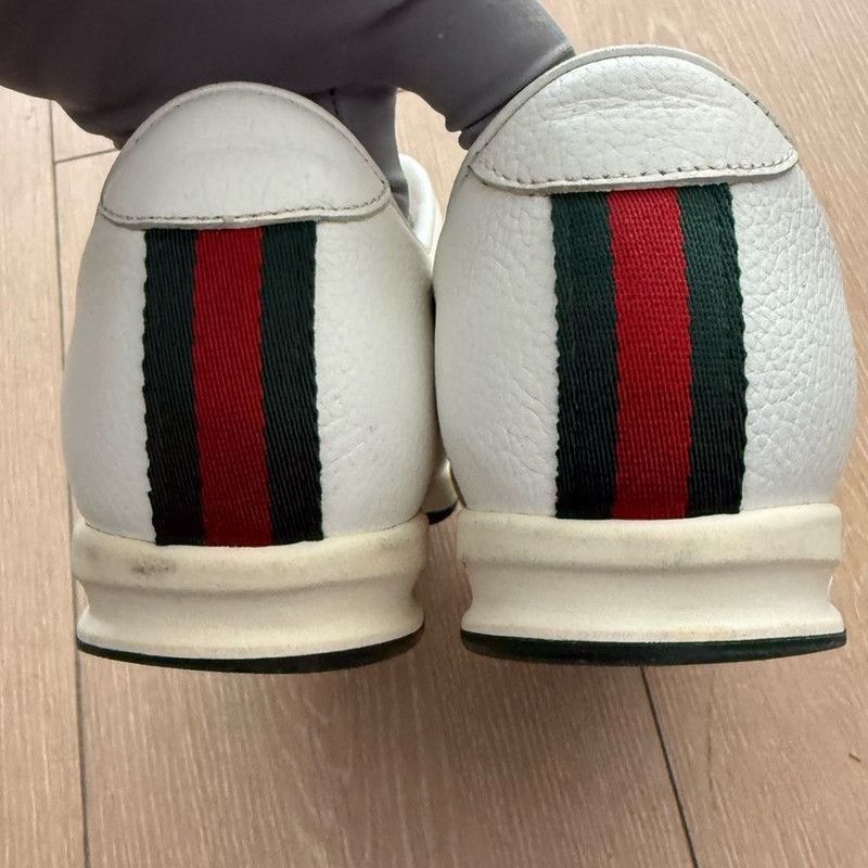 Gucci Gucci White Low-Top Lace-Up Casual Sneakers -2508 Size US 5.5 / EU 38 - 3 Thumbnail