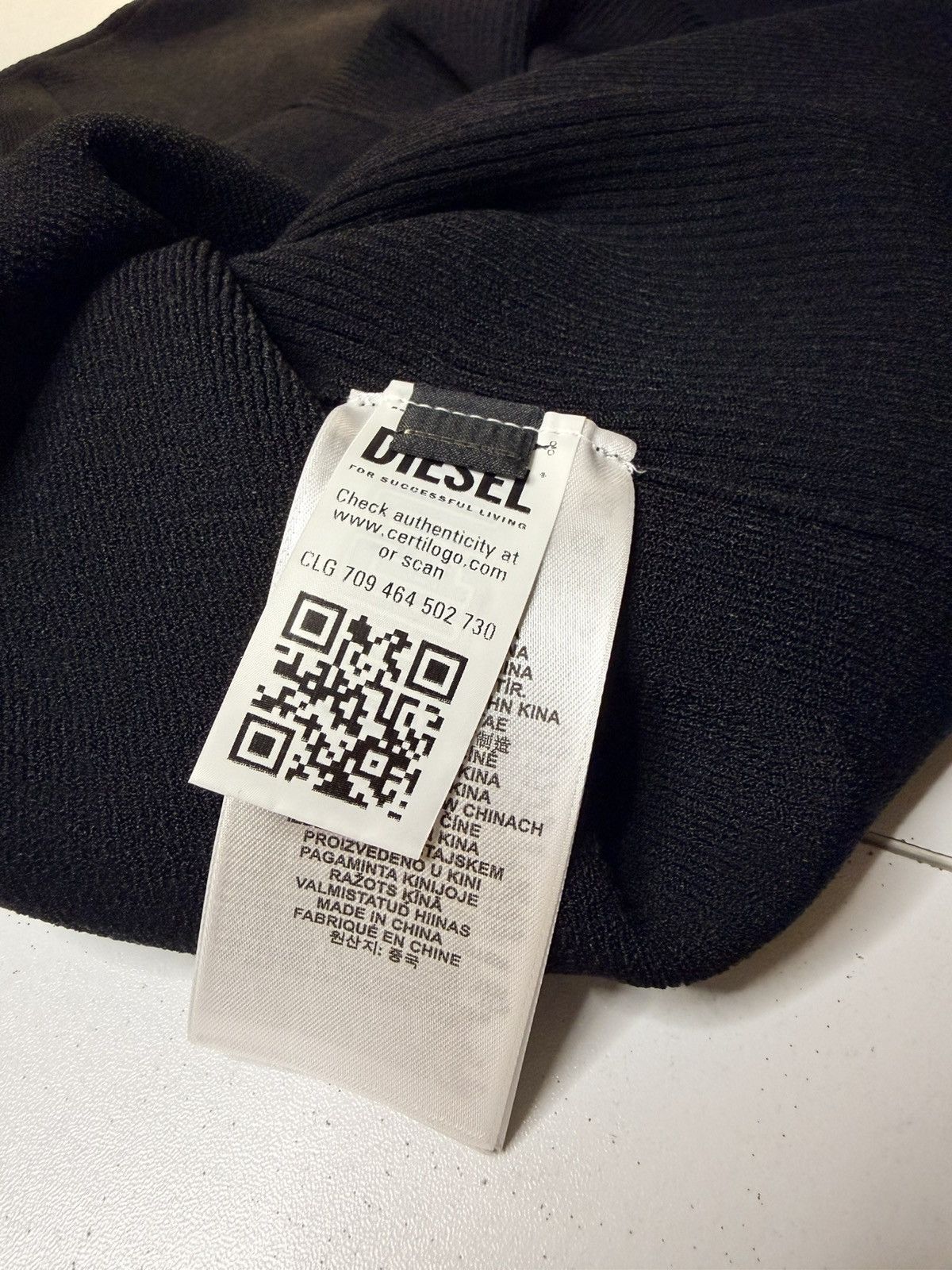 Diesel Diesel Logo Knit Sweater Size US L / EU 52-54 / 3 - 8 Thumbnail