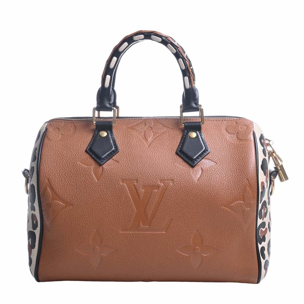 image of Louis Vuitton Heart Speedy 25 Handbag Mini Boston Brown/black, Women's