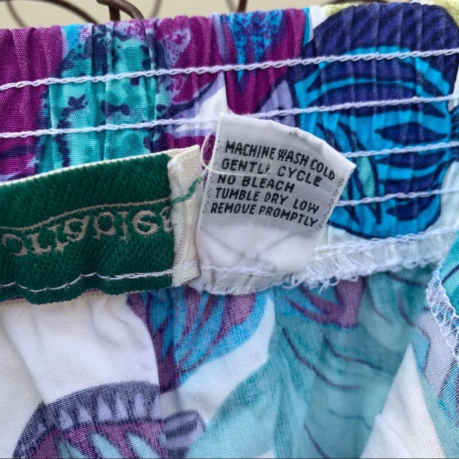 Vintage Vintage 90s culottes shorts tropical fish SMALL/MEDIUM Size 27" / US 4 / IT 40 - 7 Thumbnail