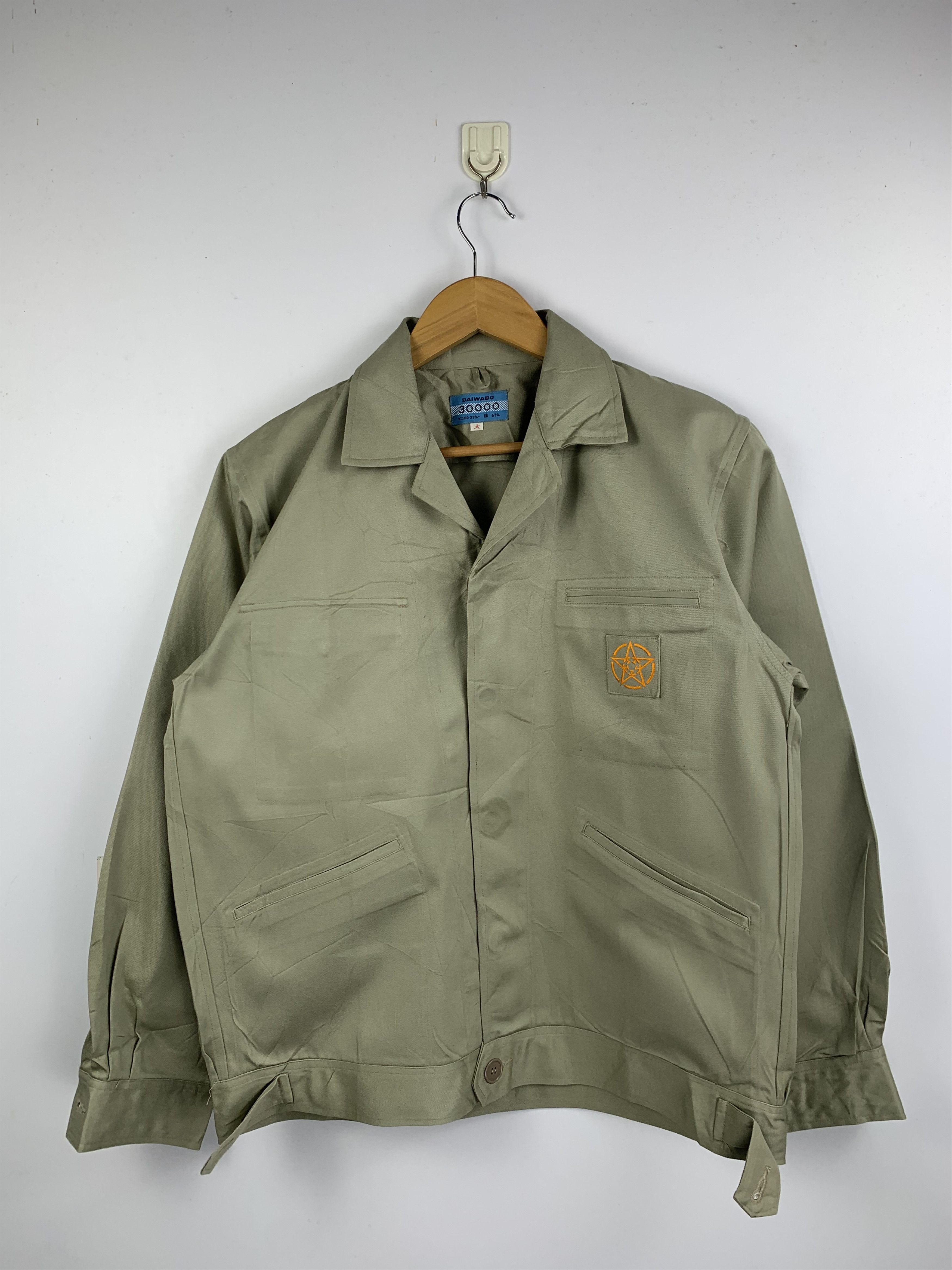 Japanese Brand Vintage Japanese Brand Worker Denim Jacket J1619 Size US M / EU 48-50 / 2 - 1 Thumbnail