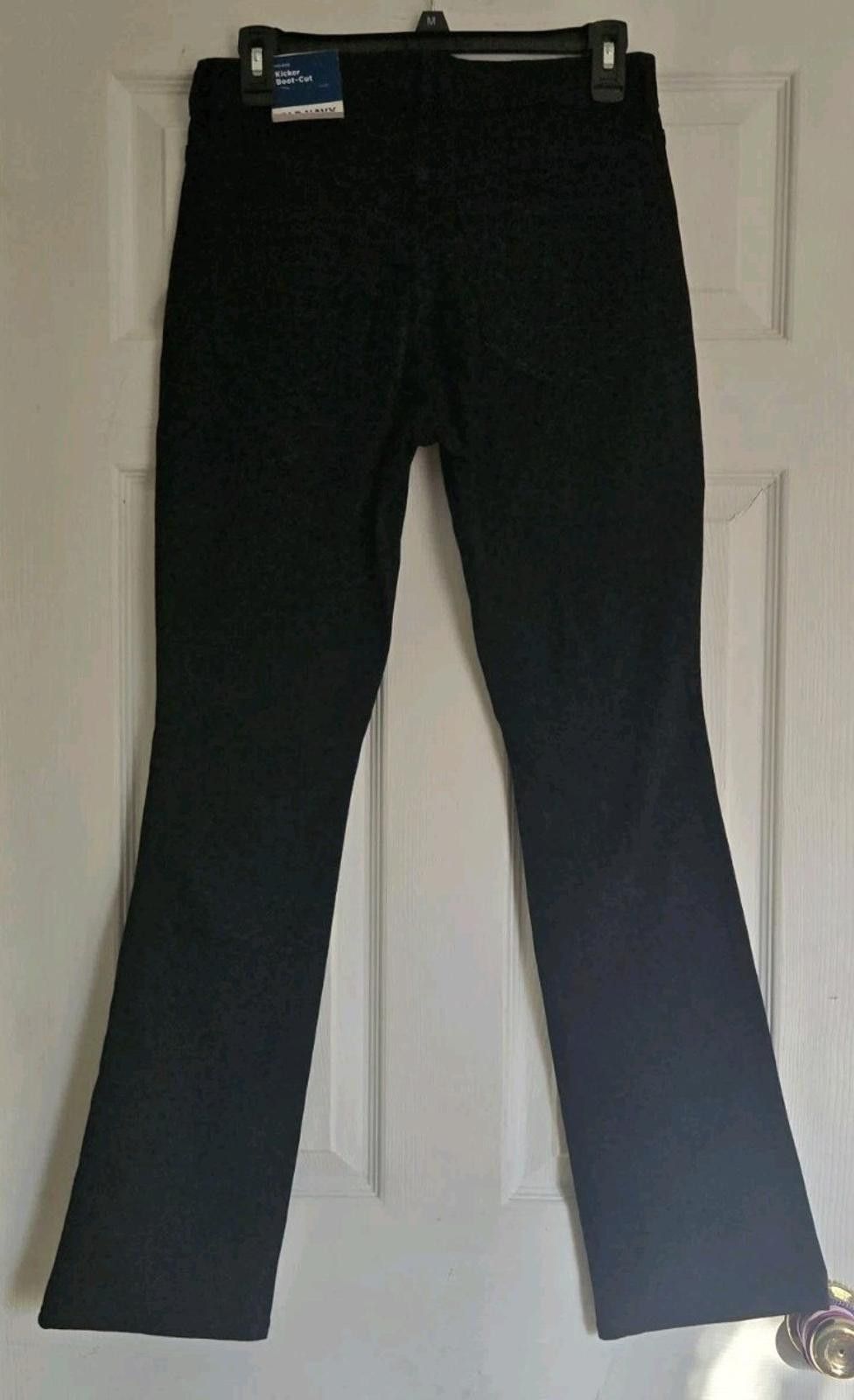 Old Navy Old Navy Jeans Mid Rise Kicker Boot-Cut Black Denim Jeans Size 27" / US 4 / IT 40 - 8 Thumbnail