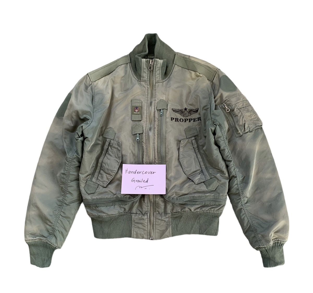 Propper Vtg Propper USAF George A.F.Base TacticalPilot Bomber Jacket Size US L / EU 52-54 / 3 - 1 Thumbnail
