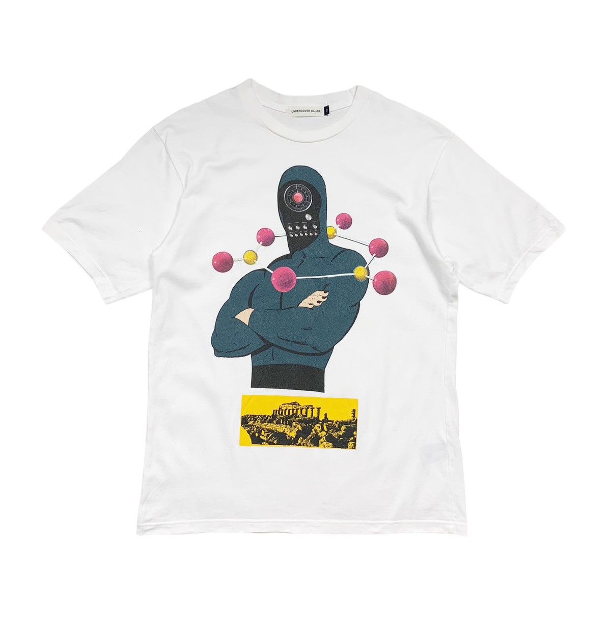 image of Undercover Jun Takahashi Cyborg Shirt in White, Men's (Size Medium)