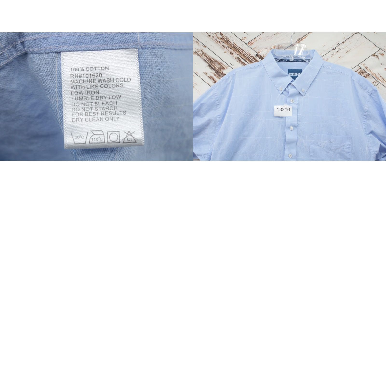 Vintage VINTAGE Resistol Ranch Shirt Mens XL Blue Button-Down Cotton Long Sleeve Cowboy Western Shirt Size US XL / EU 56 / 4 - 8 Thumbnail
