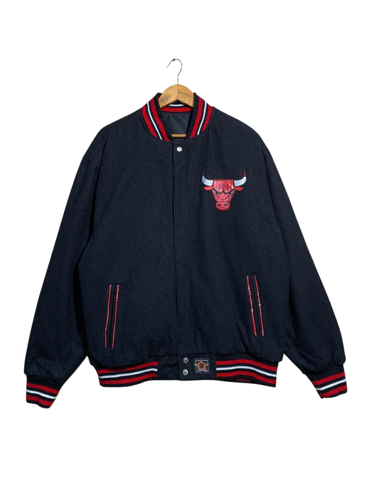 Jeff Hamilton 🔥J.H DESIGNS FOR C.BULLS REVERSIBLE JACKETS Size US XL / EU 56 / 4 - 2 Thumbnail