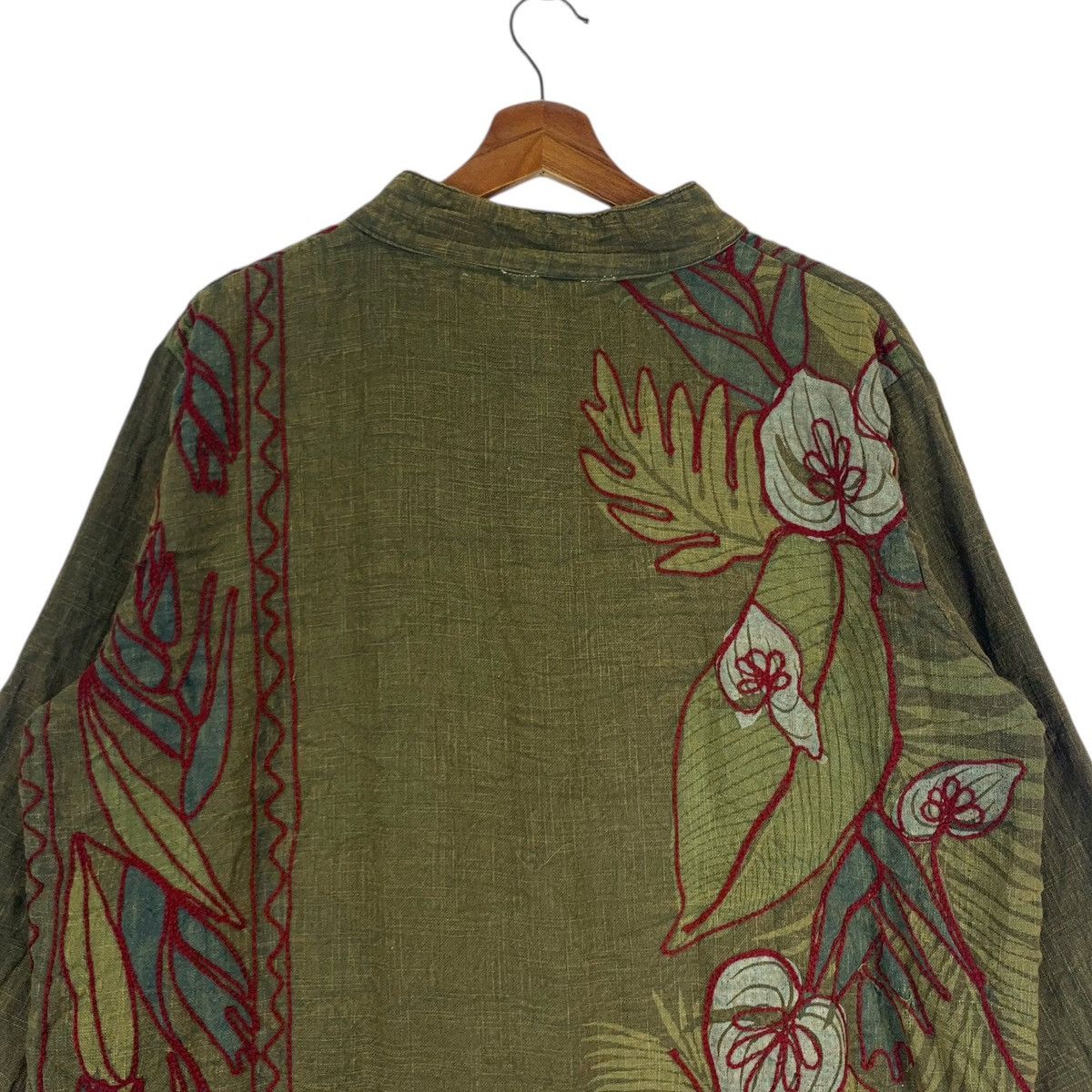 Japanese Brand × Vintage Vintage Printed Design Button Ups Jacket Size US L / EU 52-54 / 3 - 9 Thumbnail