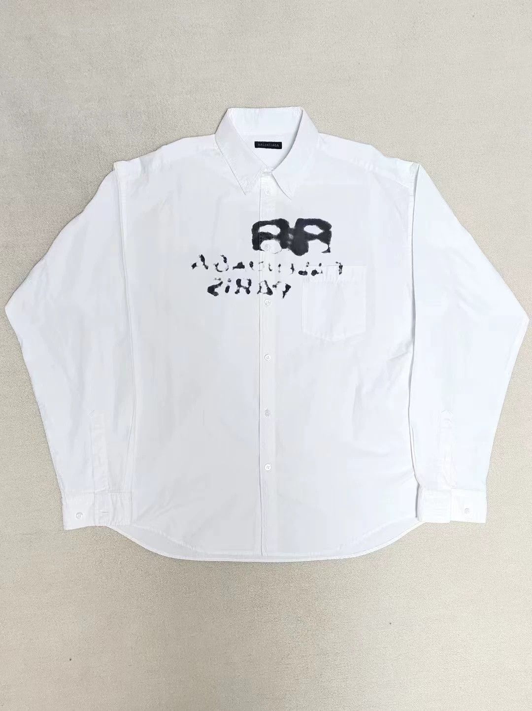 Balenciaga Balenciaga 23ss graffiti infiltrates double Blogo shirt jacket Size US S / EU 44-46 / 1 - 1 Thumbnail