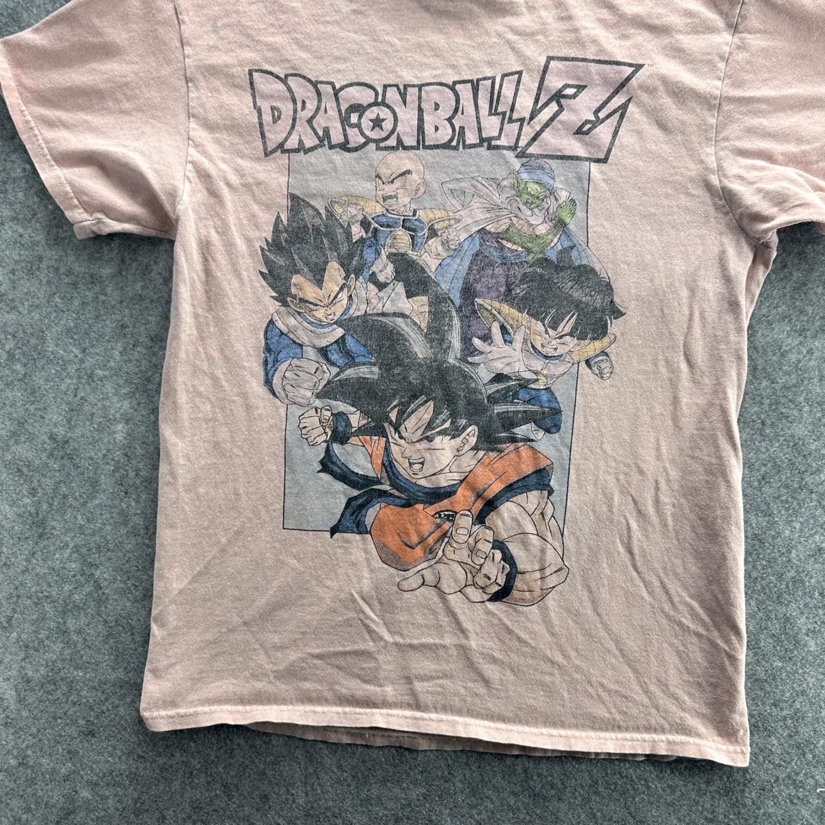Vintage Dragon Ball Z Shirt Mens M Pink Anime Goku Vegeta Piccolo Crew Tee Graphic Size US M / EU 48-50 / 2 - 3 Thumbnail