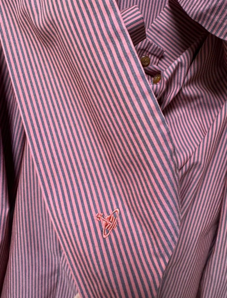 Vivienne Westwood Vivienne Westwood Red striped bow tie collar shirt Size M / US 6-8 / IT 42-44 - 2 Thumbnail