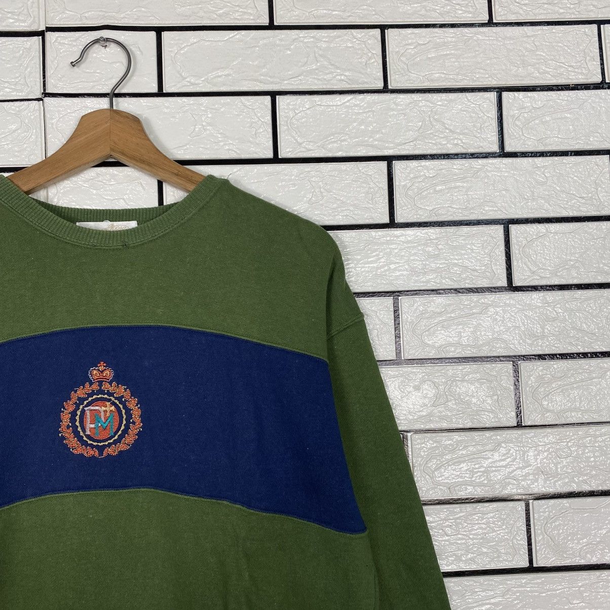 Japanese Brand 📌Vintage Sweatshirt Ferra Rosa Striped Issey Miyake Size US M / EU 48-50 / 2 - 7 Thumbnail