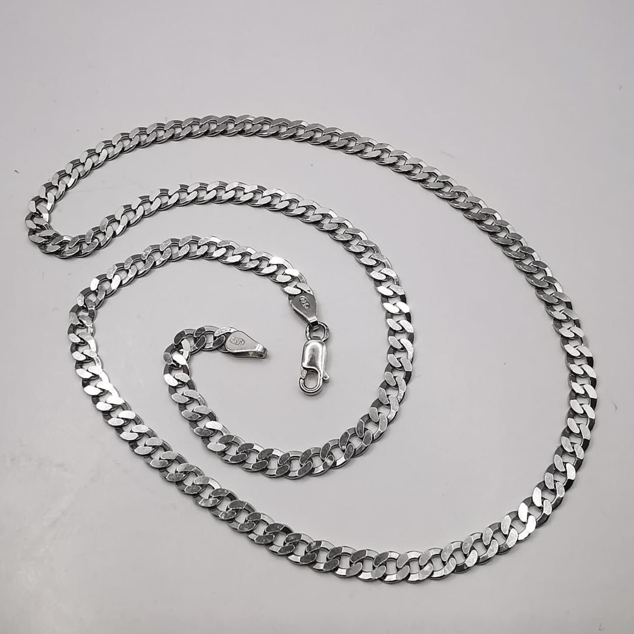 Sterling Silver Vintage Chain Necklece,925 Sterling Silver,Signed , 18,44g Size ONE SIZE - 2 Thumbnail