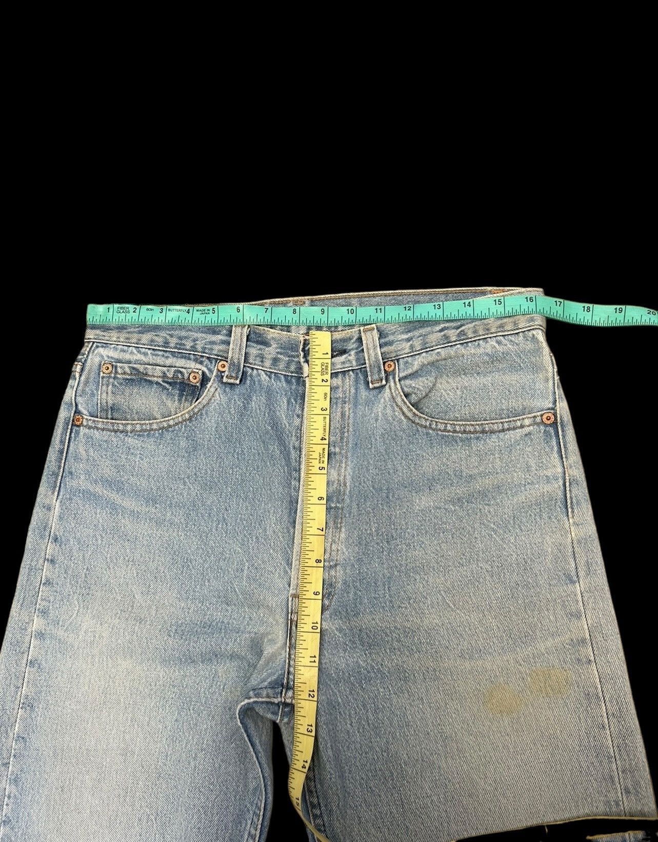 Levi's Vintage Late 80s Levi’s 501 Usa Jeans Ageing Faded Denim Size US 33 - 3 Thumbnail
