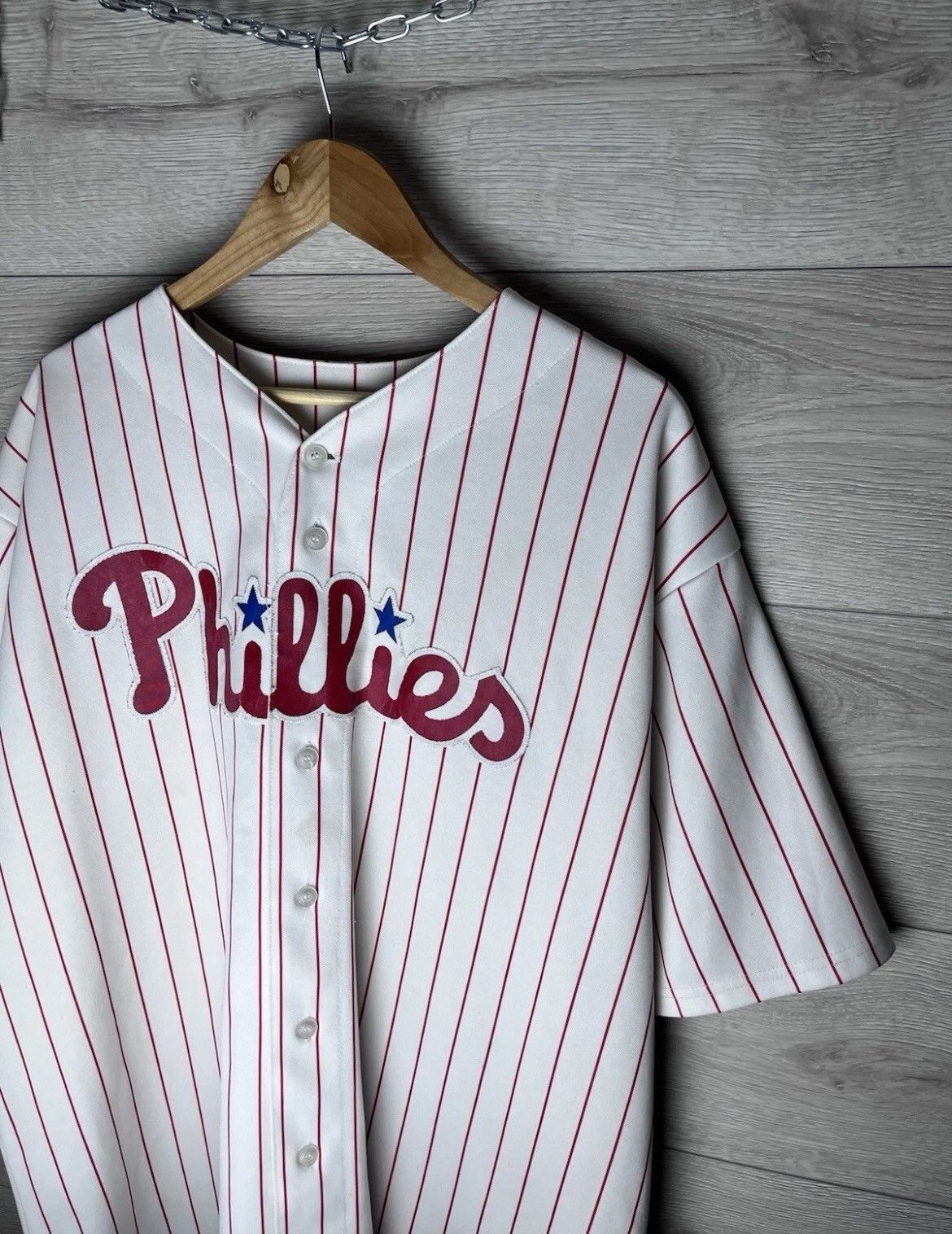 Majestic Vintage men’s sport jersey Majestic Phillies size Xxl Size US XXL / EU 58 / 5 - 2 Thumbnail