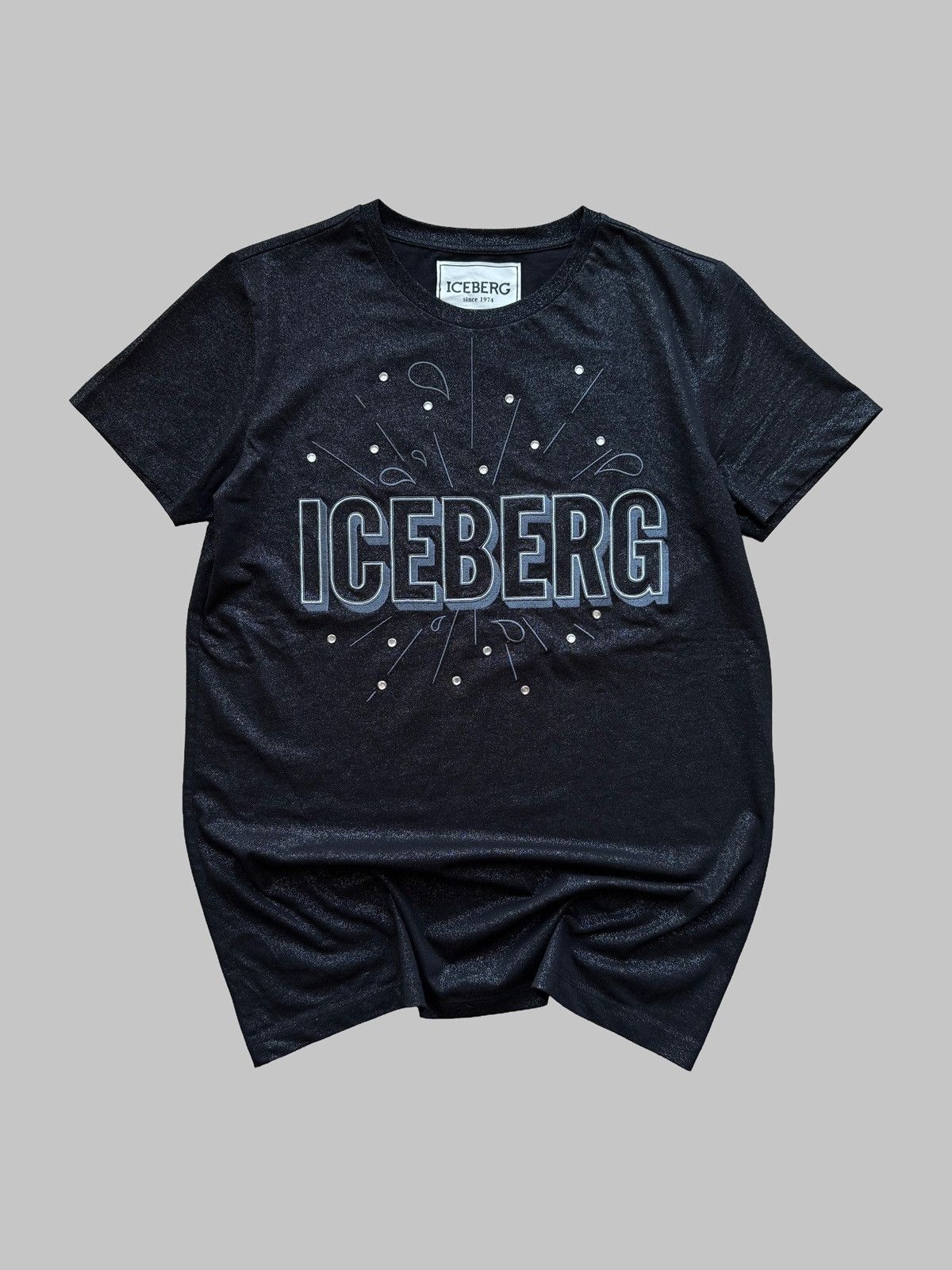 Iceberg Iceberg shiny t-shirt with embroidered logo Size M / US 6-8 / IT 42-44 - 1 Thumbnail
