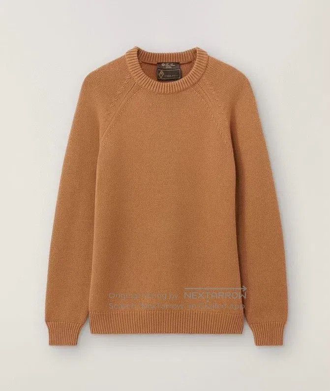 Loro Piana Loro Piana Ceiling Fabric Lama Wool Knit Sweater Size US L / EU 52-54 / 3 - 2 Thumbnail