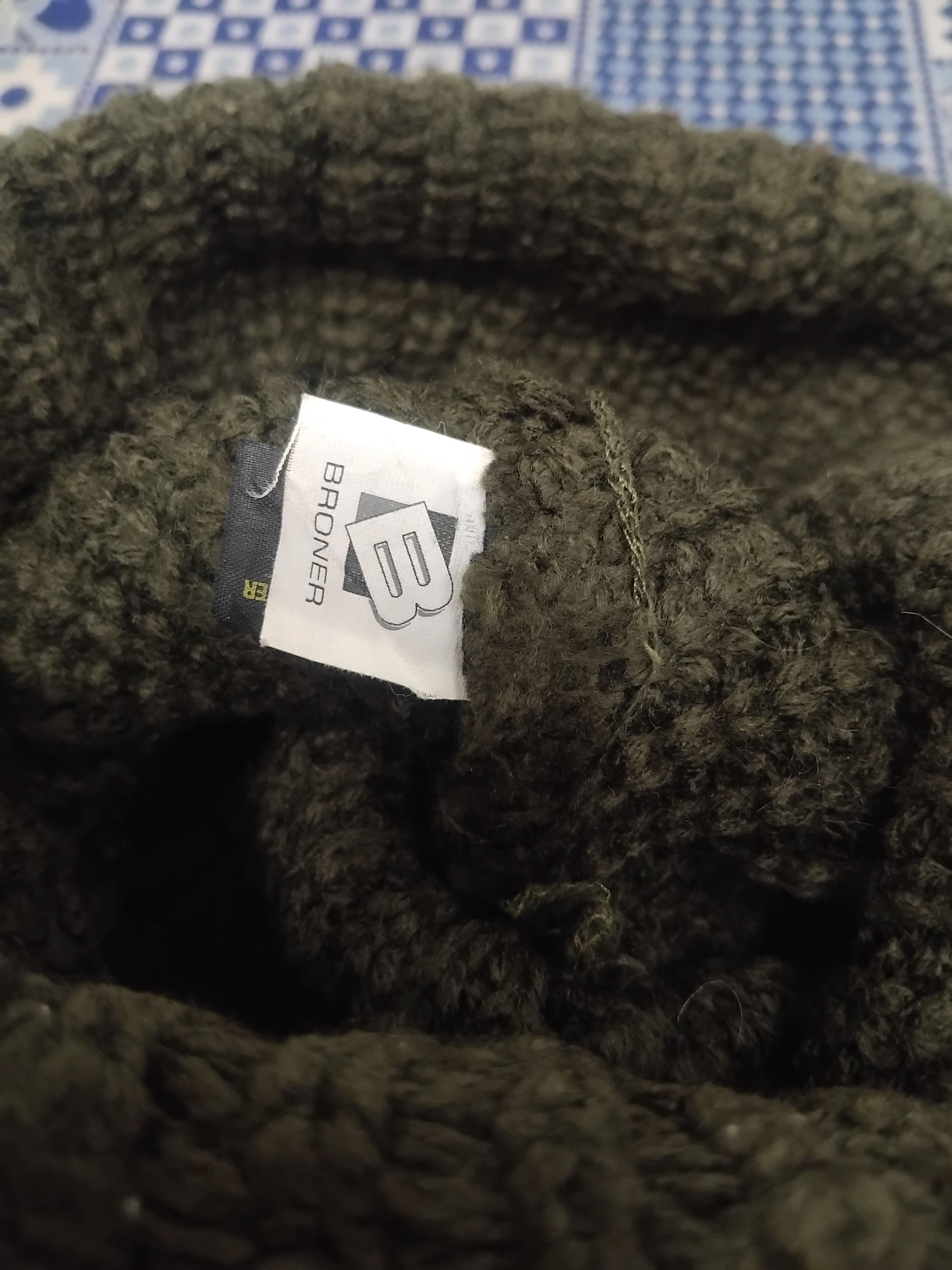 Japanese Brand 💥Broner Made in USA green military beanie hat Size ONE SIZE - 6 Thumbnail
