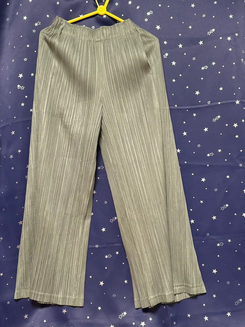 issey miyake size:1 Dark green trousers 2505-Nextarrow
