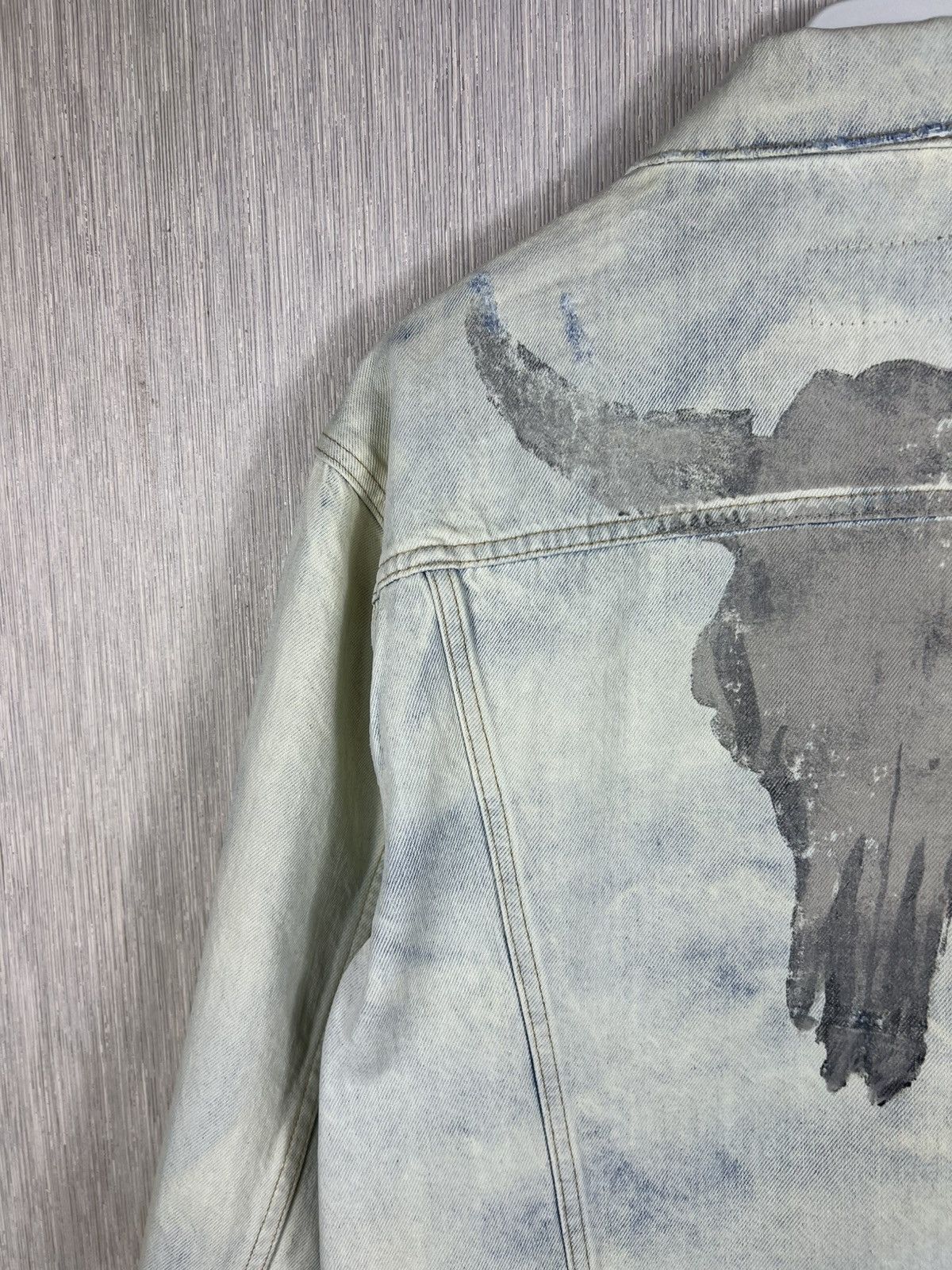 Denim & Supply Ralph Lauren Ralph Lauren denim & supply acid bleach skull denim jacket Size US M / EU 48-50 / 2 - 16 Thumbnail