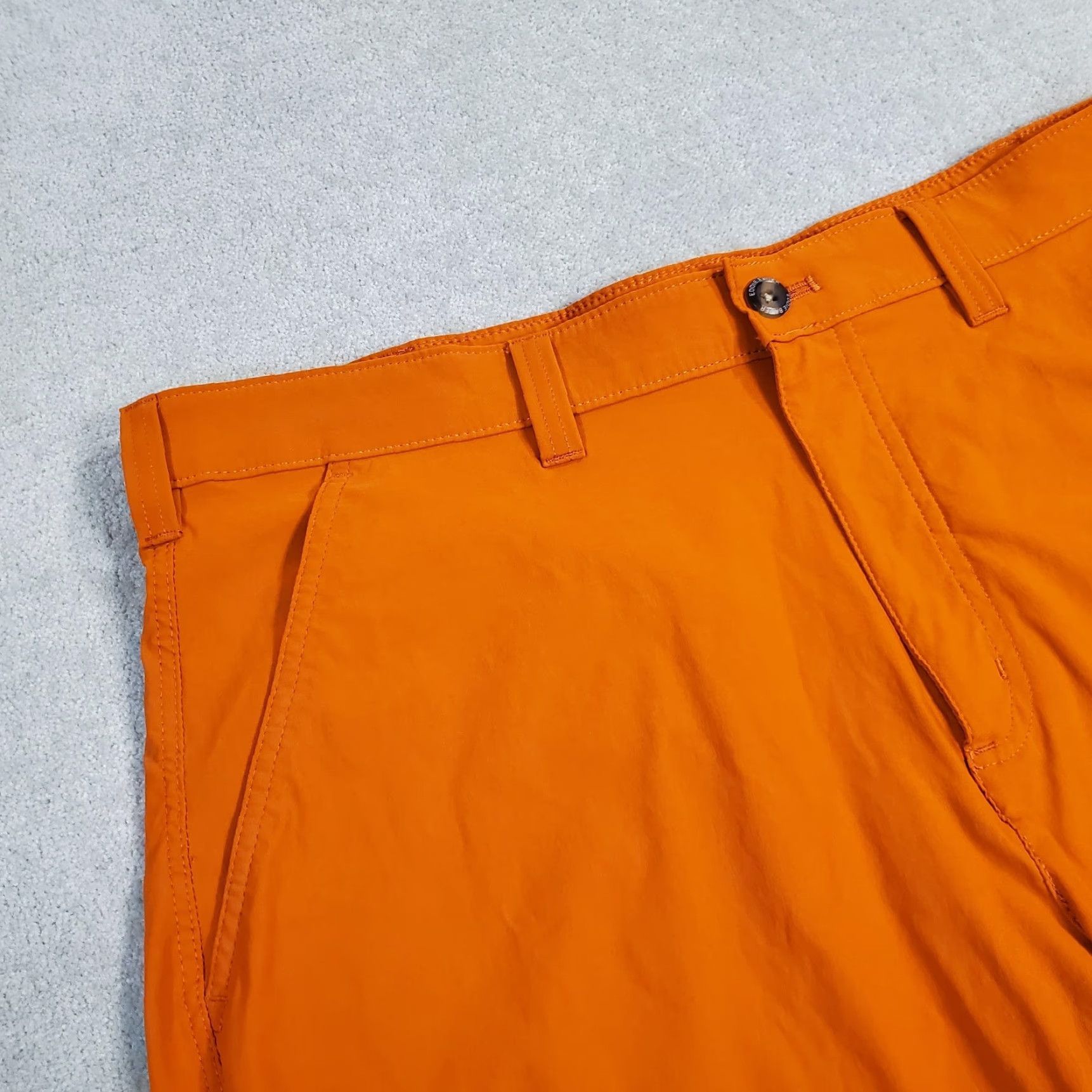 Eddie Bauer Eddie Bauer Travex Shorts Mens 38 Orange Chinos Nylon Hiking Outdoors Fishing Shirt? Size US 38 / EU 54 - 2 Thumbnail