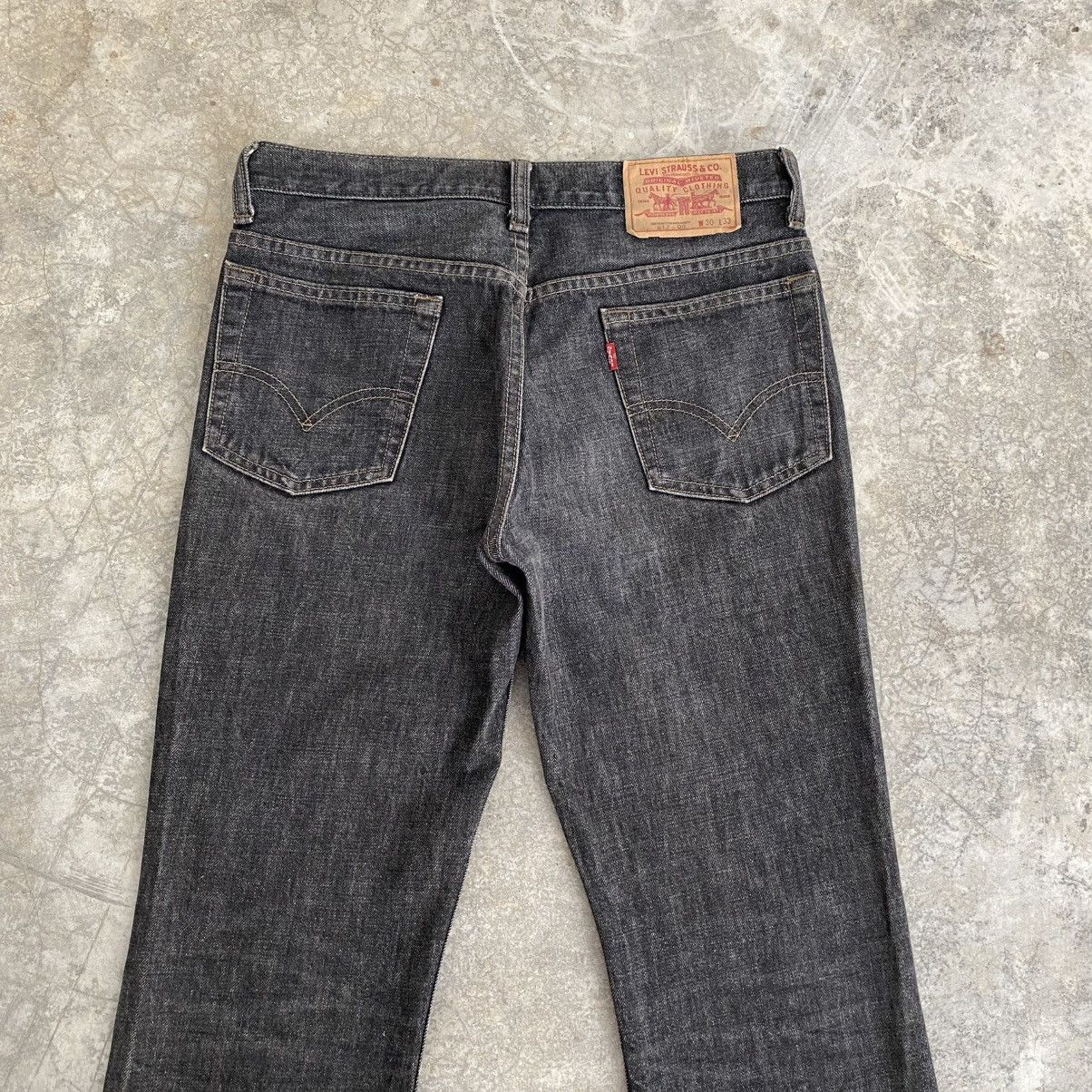 Levi's Size 30x31 Vintage Early 2000’s Levis 517 Black Flared Jeans Size US 30 / EU 46 - 12 Thumbnail