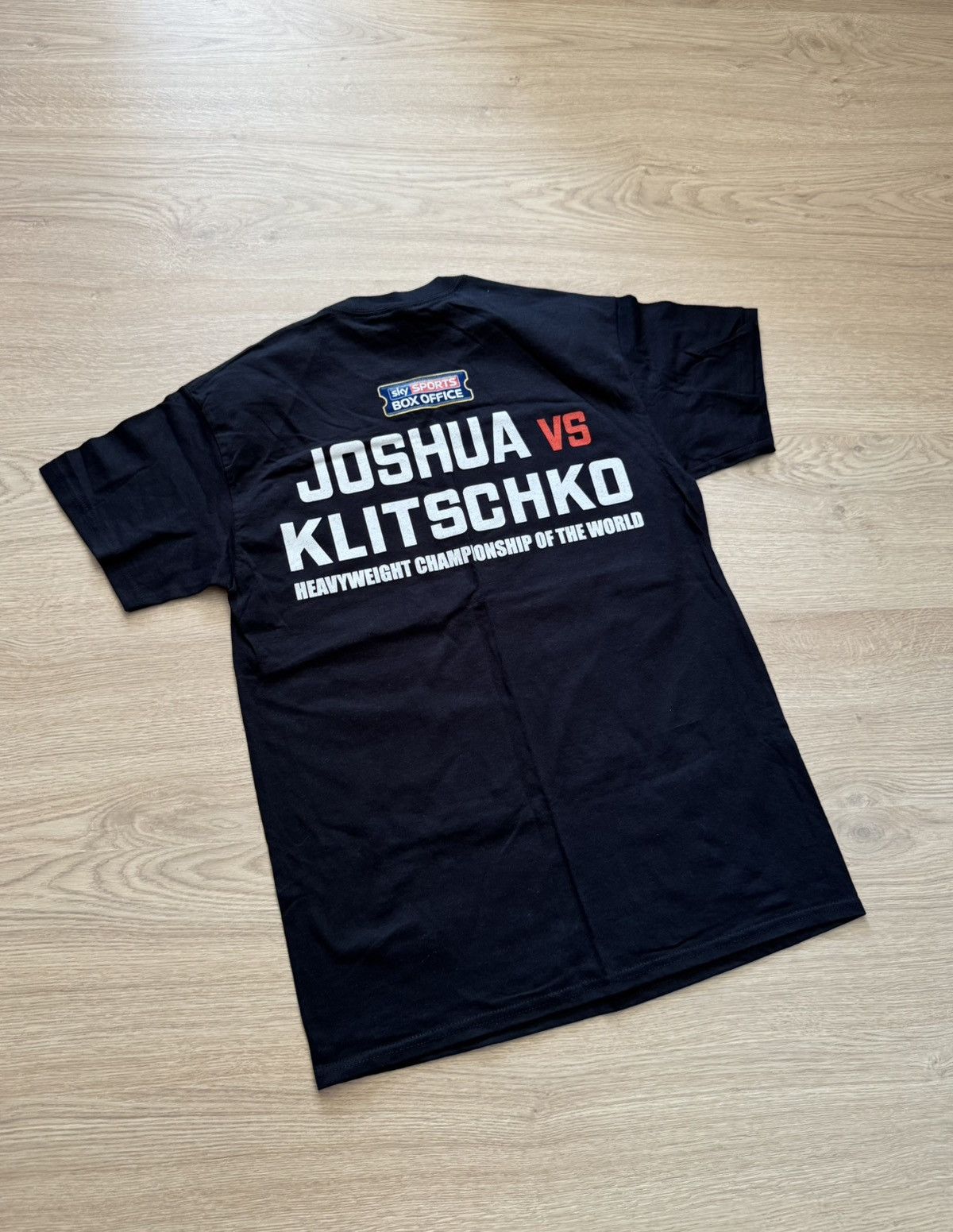 WWE Joshua vs Klitschko 2017 Wembley Stadium Boxing T-Shirt Size US M / EU 48-50 / 2 - 3 Thumbnail